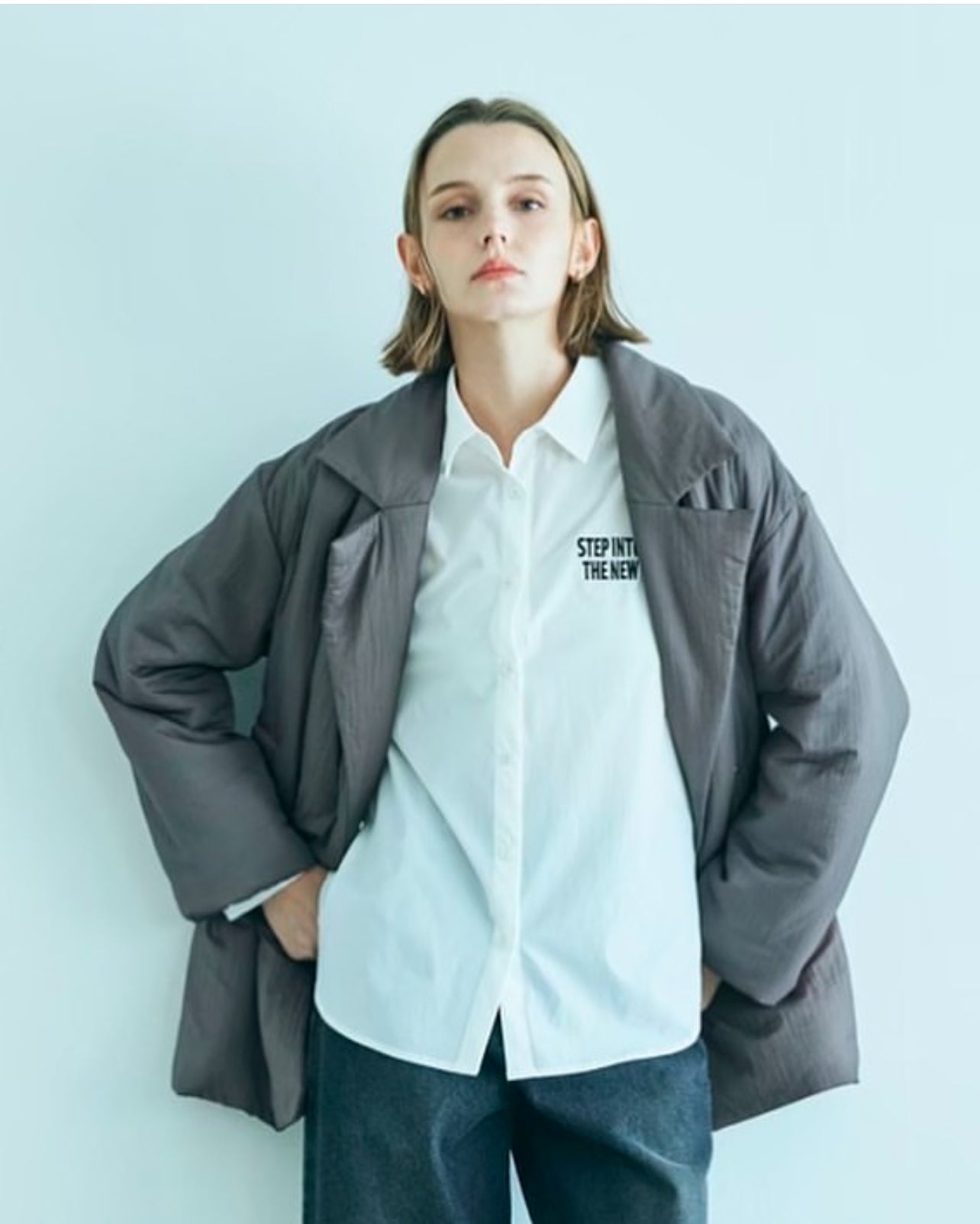 【Dignite collier】キルティングミドルコート/ 80243517