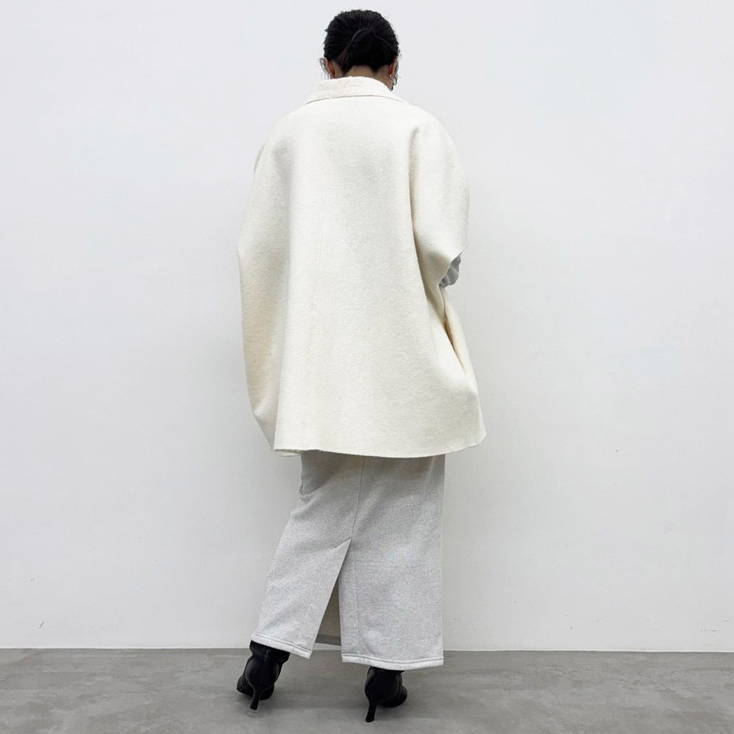 【CYNICAL】ボアスライバーニットリバーシブルポンチョ/552-94054 572-94054 582-94054