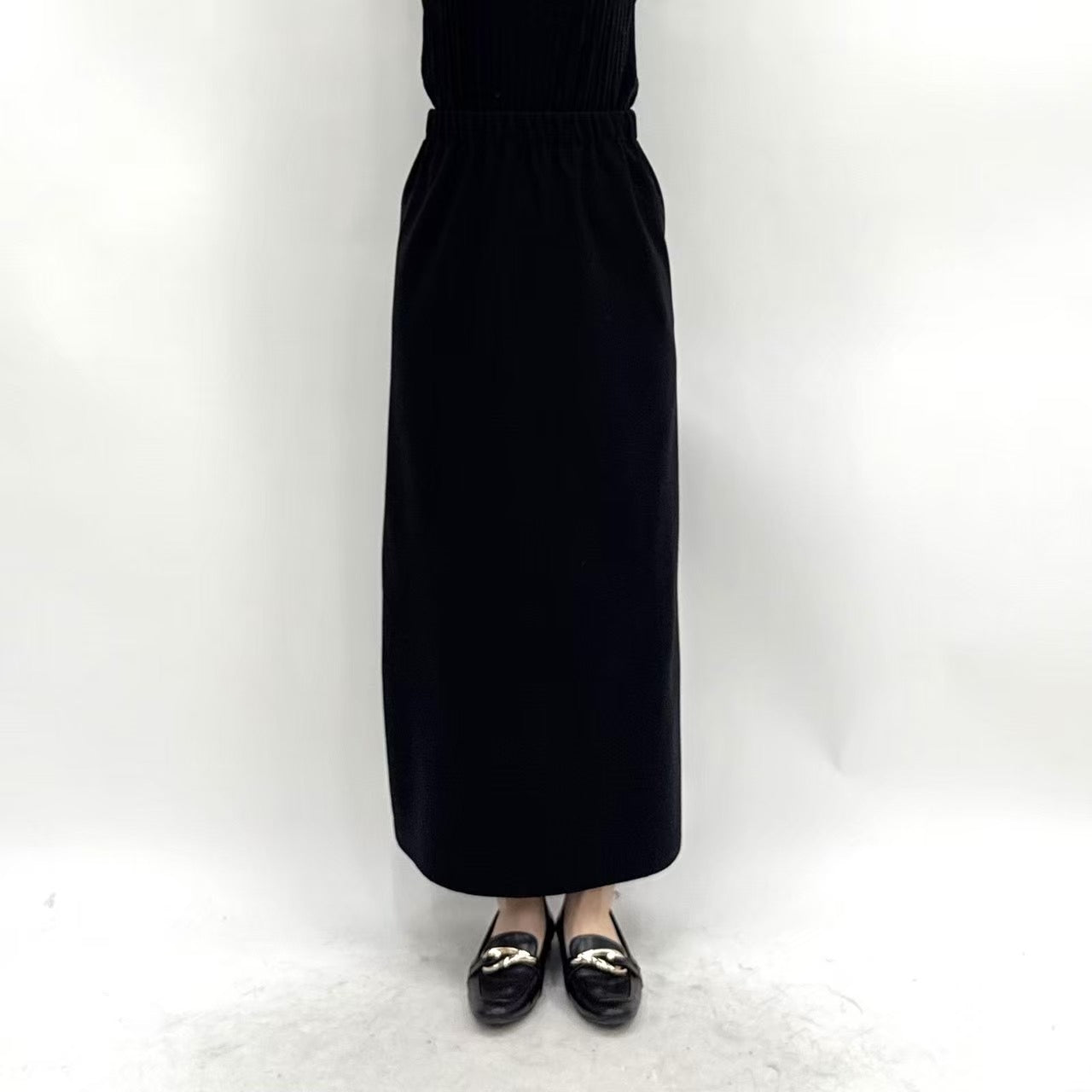 【cafune】ウォームピケストレッチタイトスカート/545610