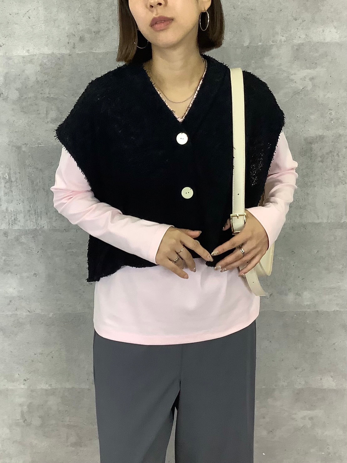 【AnnaKerry】BUSHYショートベスト/56251907