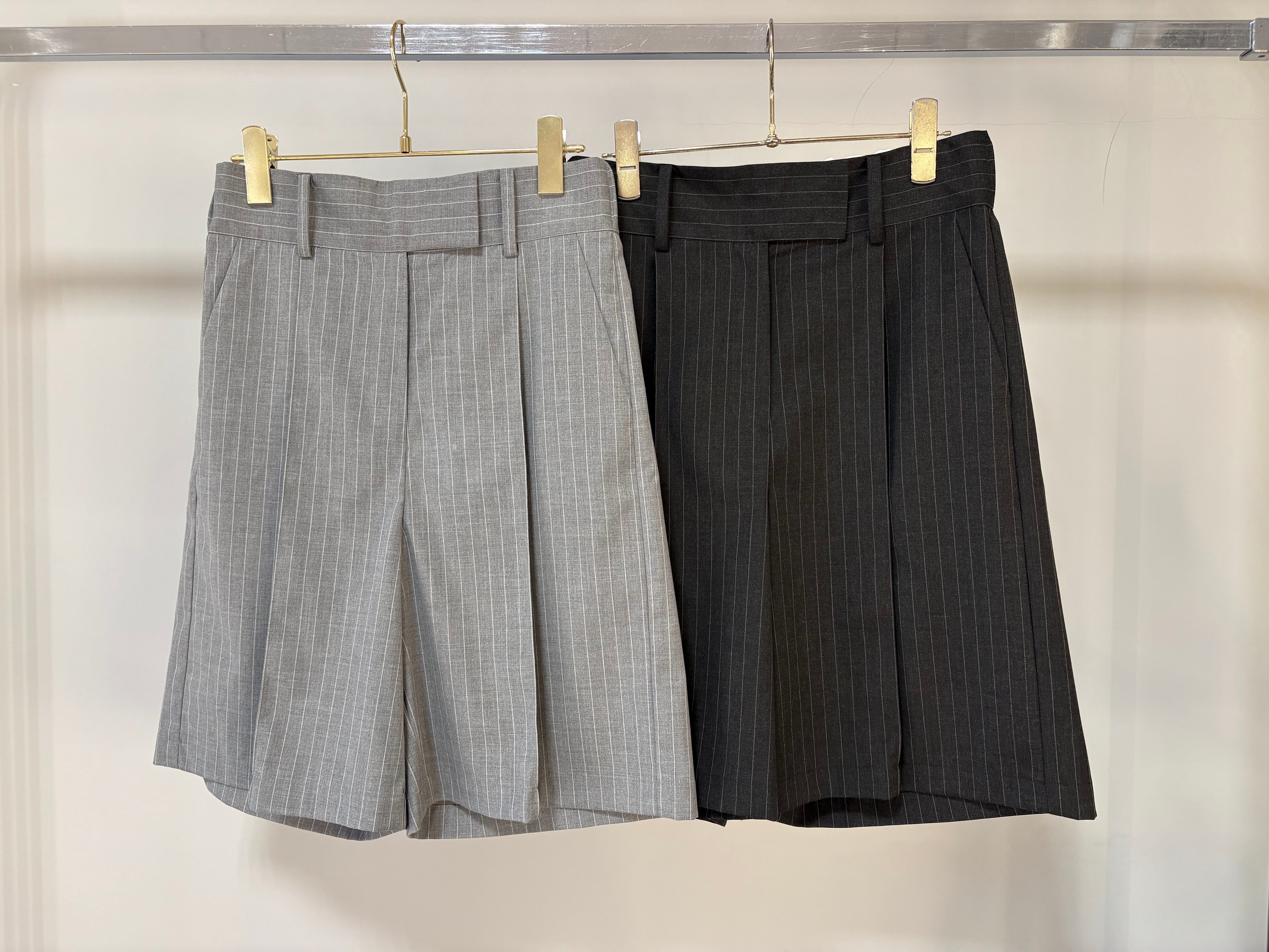 【MARGAUX VINTAGE】ピンストライプハーフパンツ/MG PT-26051-S