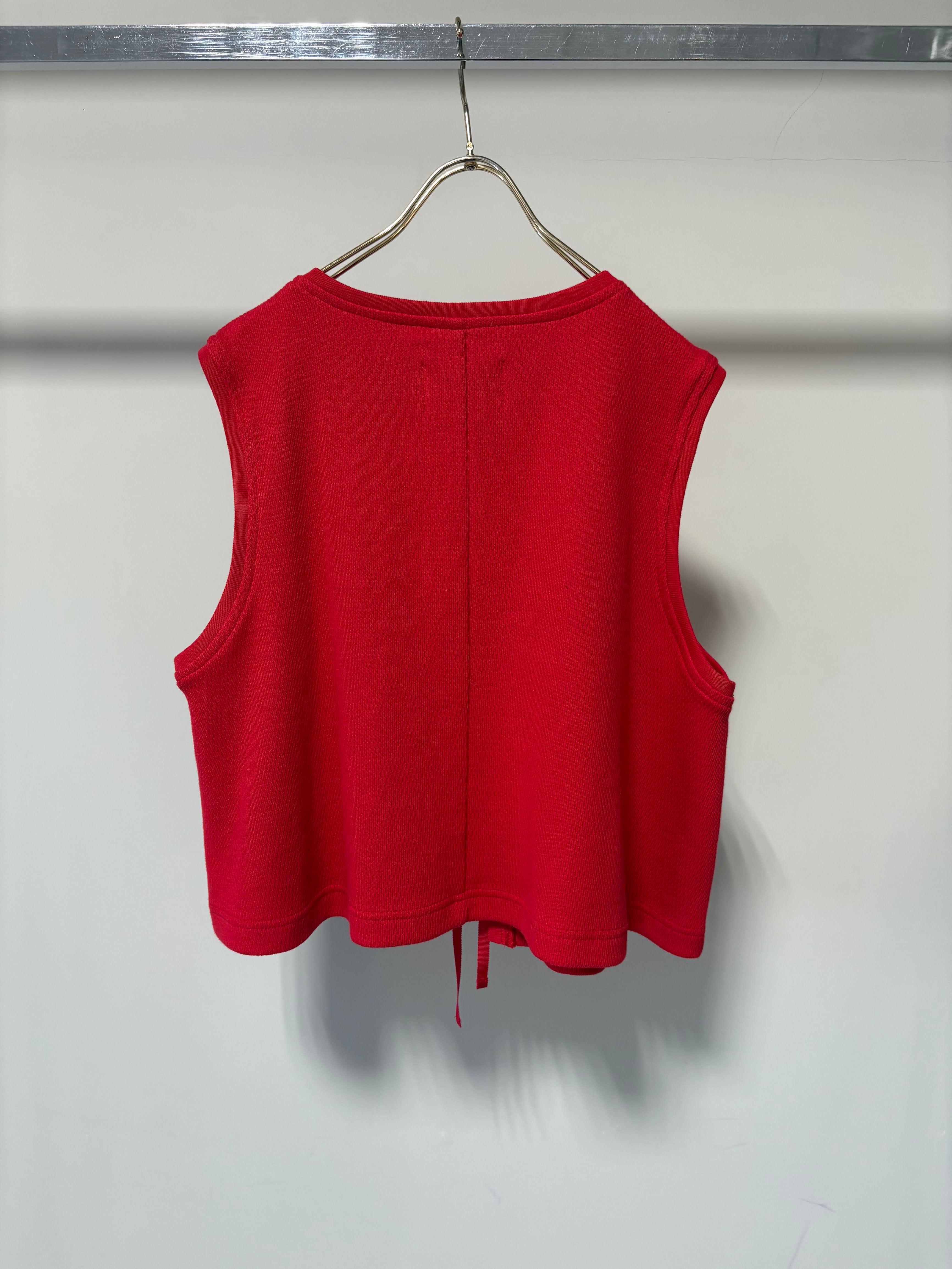 【MARGAUX VINTAGE】タイフロントベスト/MG CT-26048-S