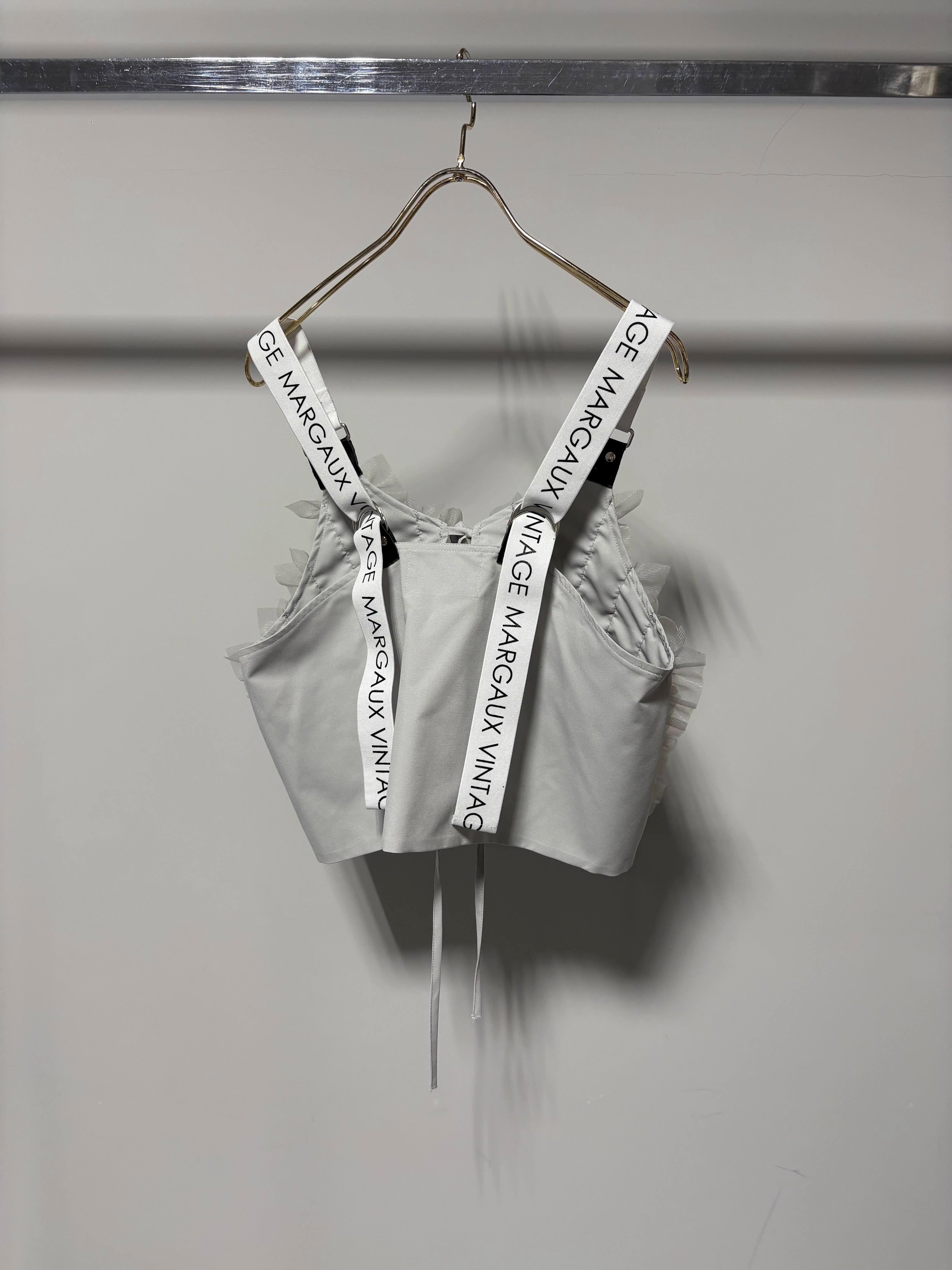 【MARGAUX VINTAGE】フリルショートビスチェ/MG AC-26060-S