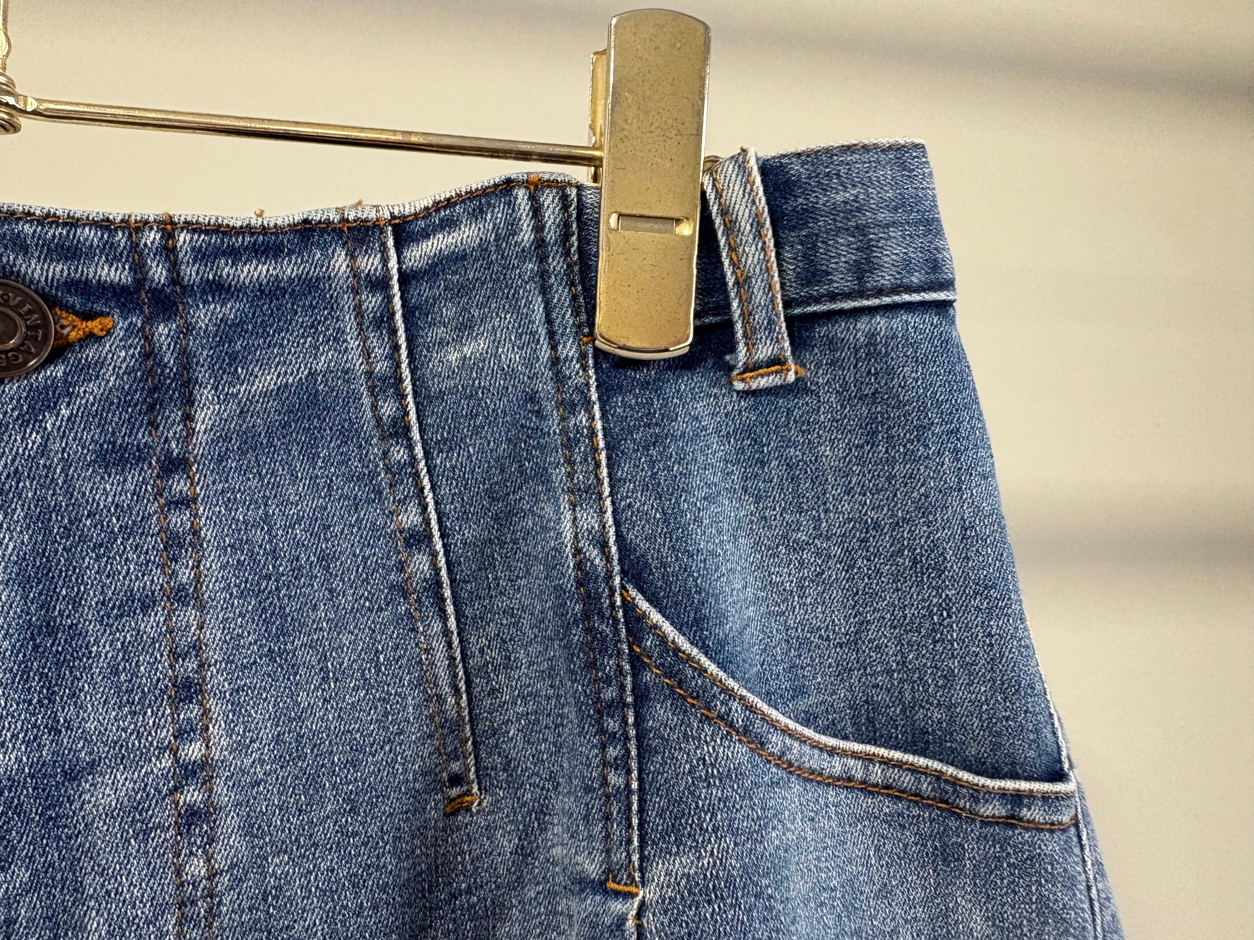 【MARGAUX VINTAGE】加工デニムハーフパンツ/MG PT-26062-S