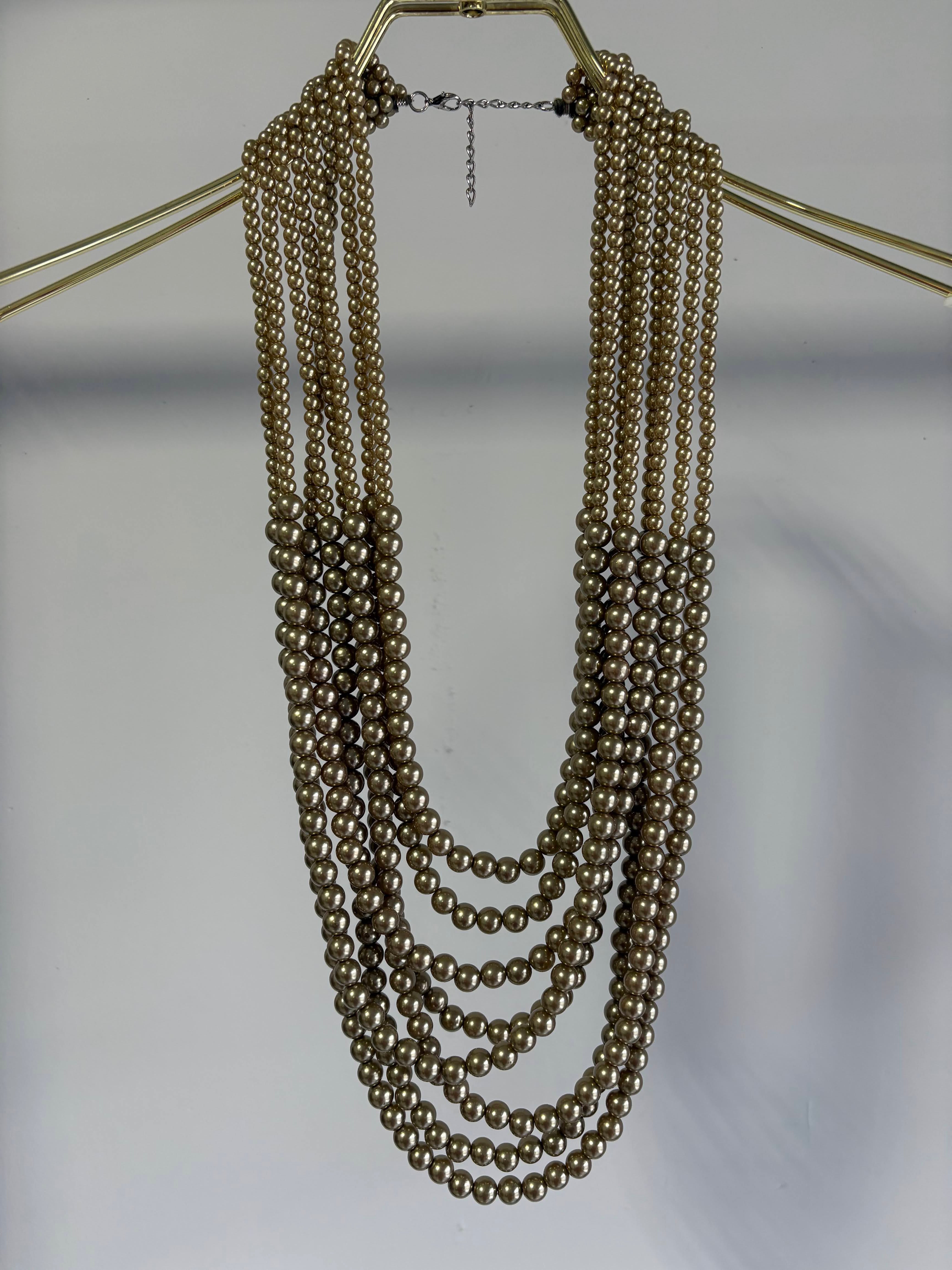 【MARGAUX VINTAGE】ゴールドビーズネックレス/MG AC-26065-S