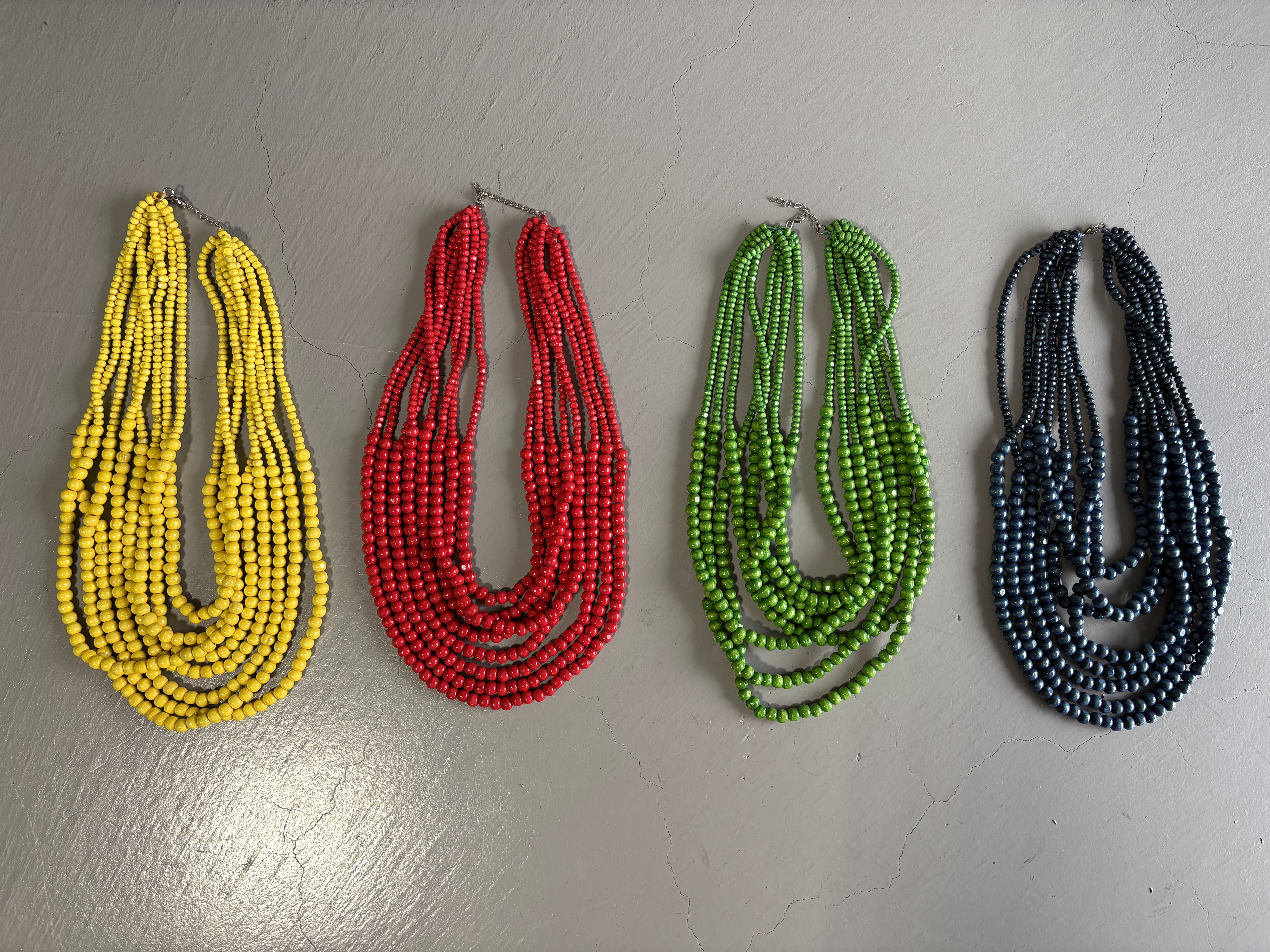 【MARGAUX VINTAGE】木製ビーズネックレス/MG AC-26064-S