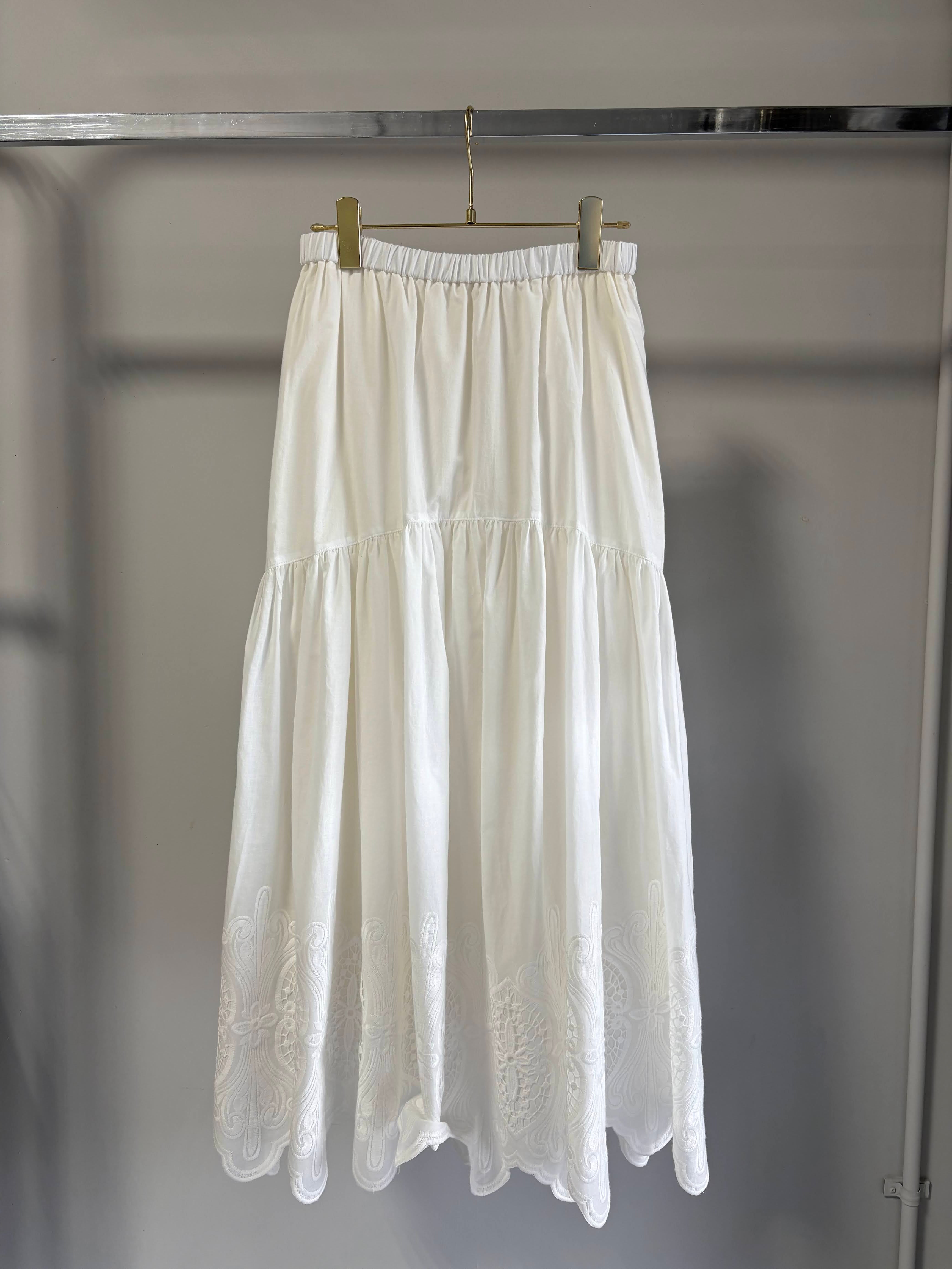 【MARGAUX VINTAGE】コットンレーススカート/MG SK-26049-S
