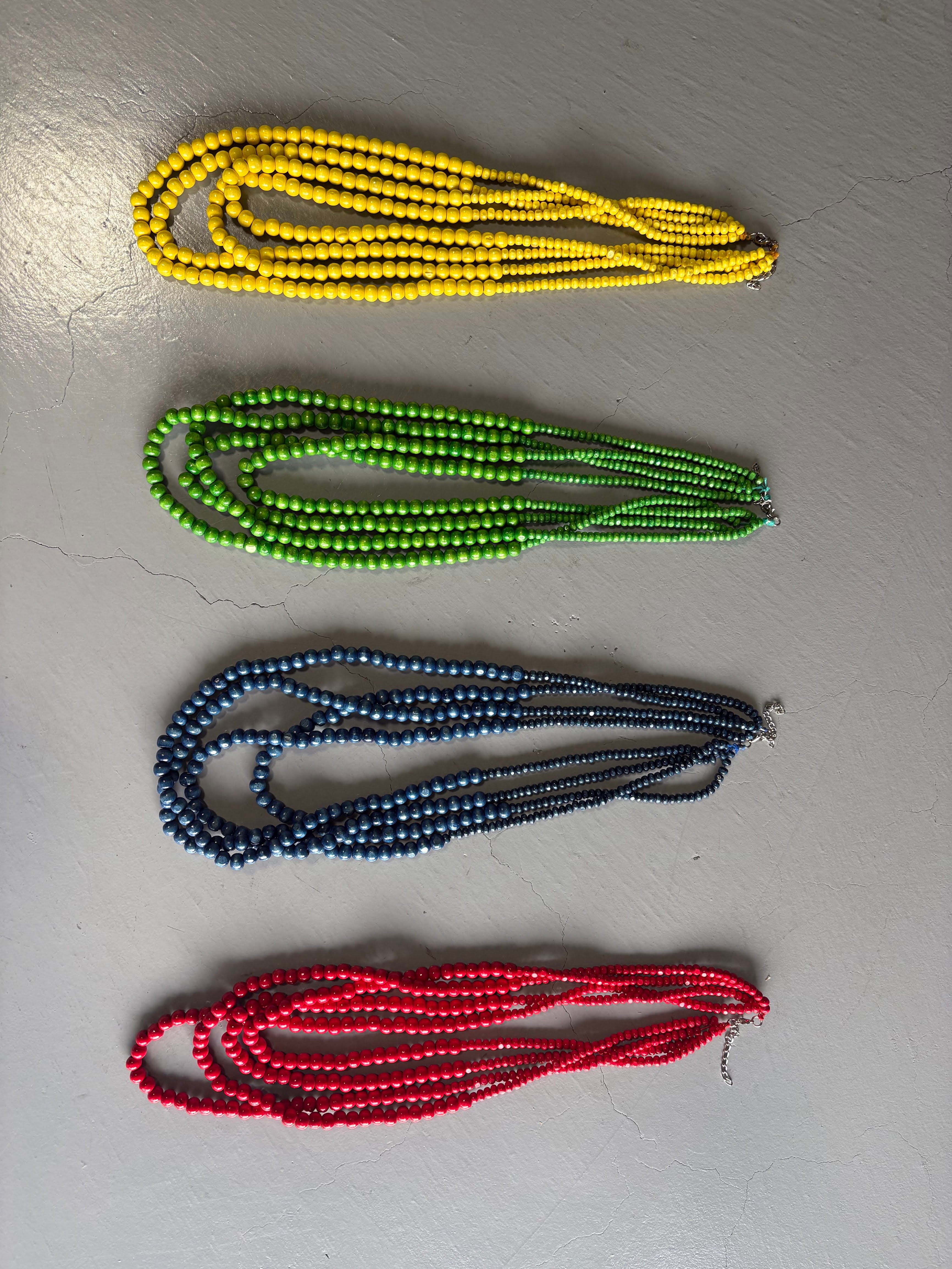 【MARGAUX VINTAGE】木製ビーズネックレス/MG AC-26064-S