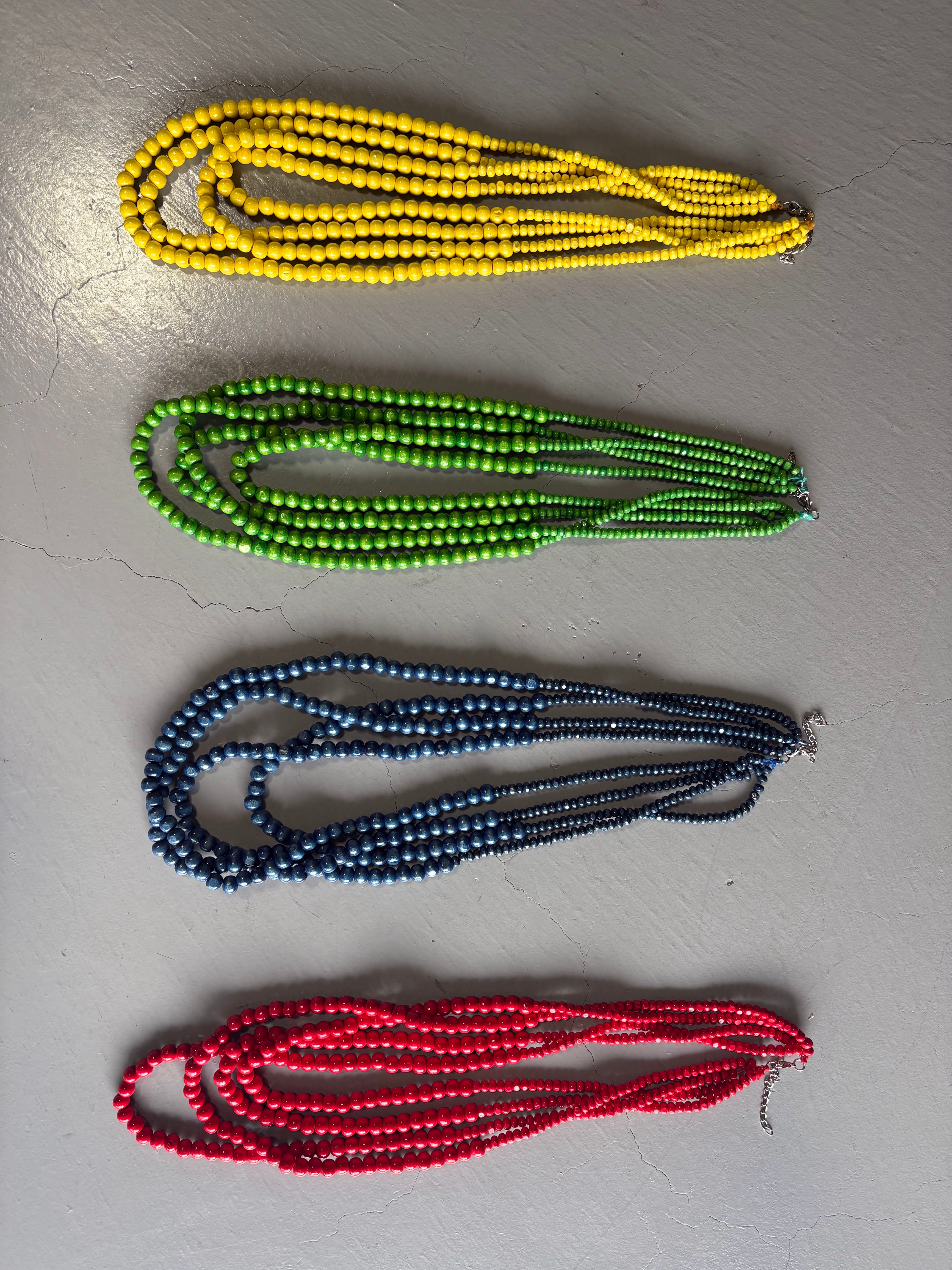 【MARGAUX VINTAGE】木製ビーズネックレス/MG AC-26064-S