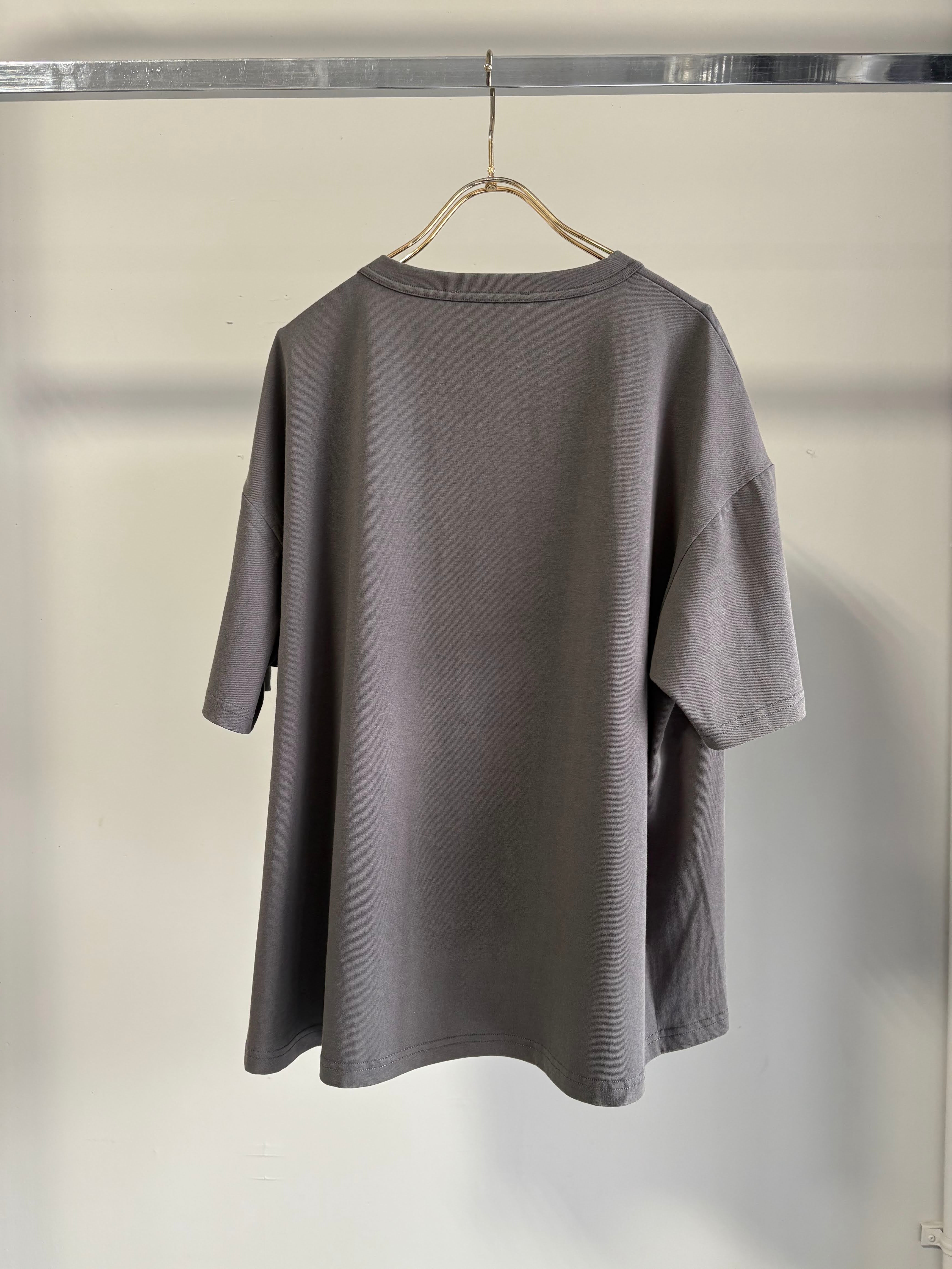 【MARGAUX VINTAGE】MVオフ/チャコールロゴTEE/MG CT-26071-S