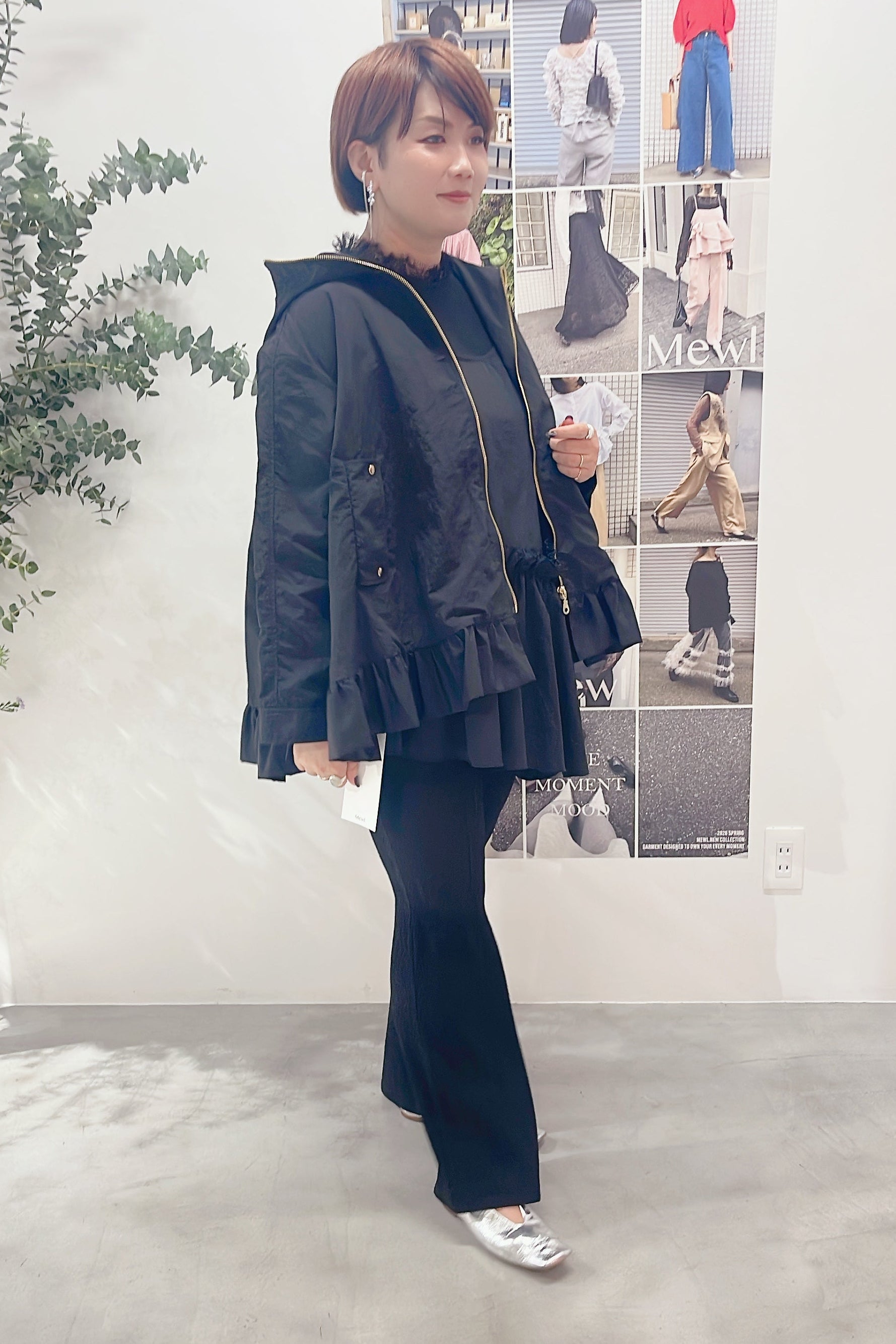 【Mewl】フリルマウンテンパーカー/M261-43012