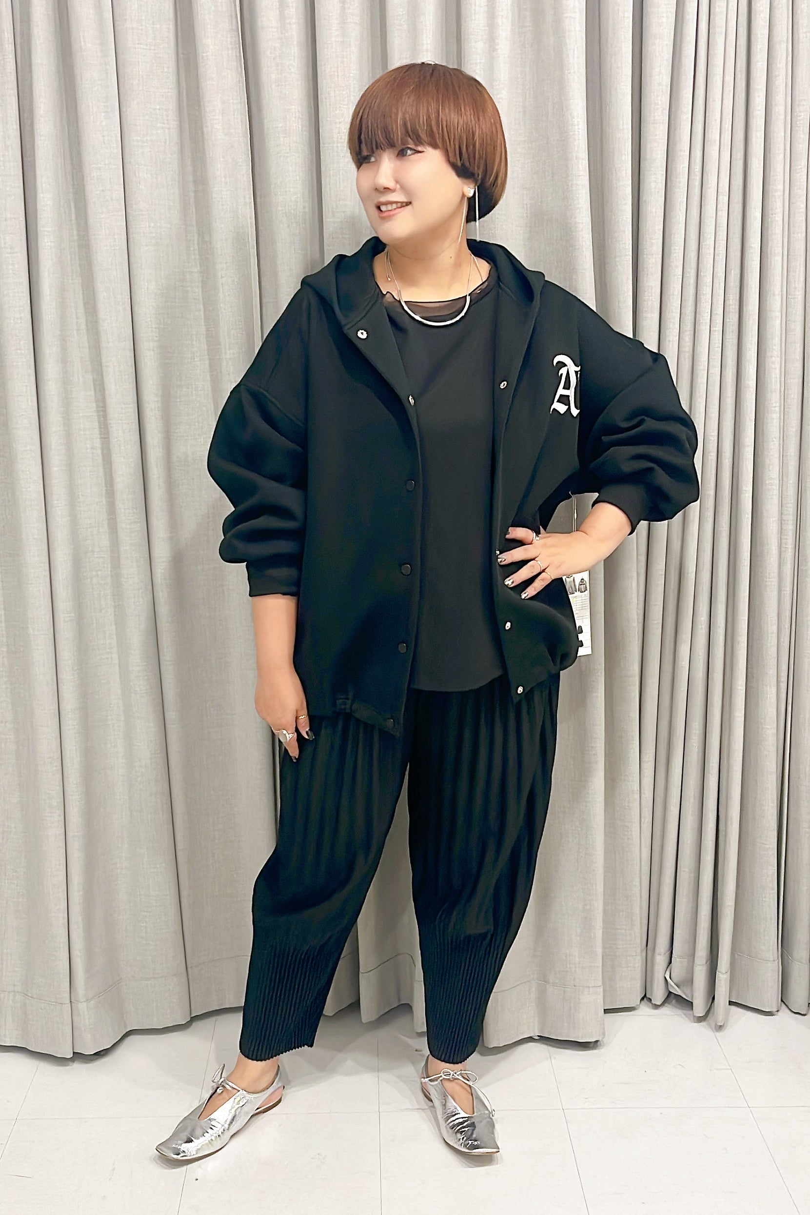 【ayane】ダンボール素材フーディブルゾン/816313