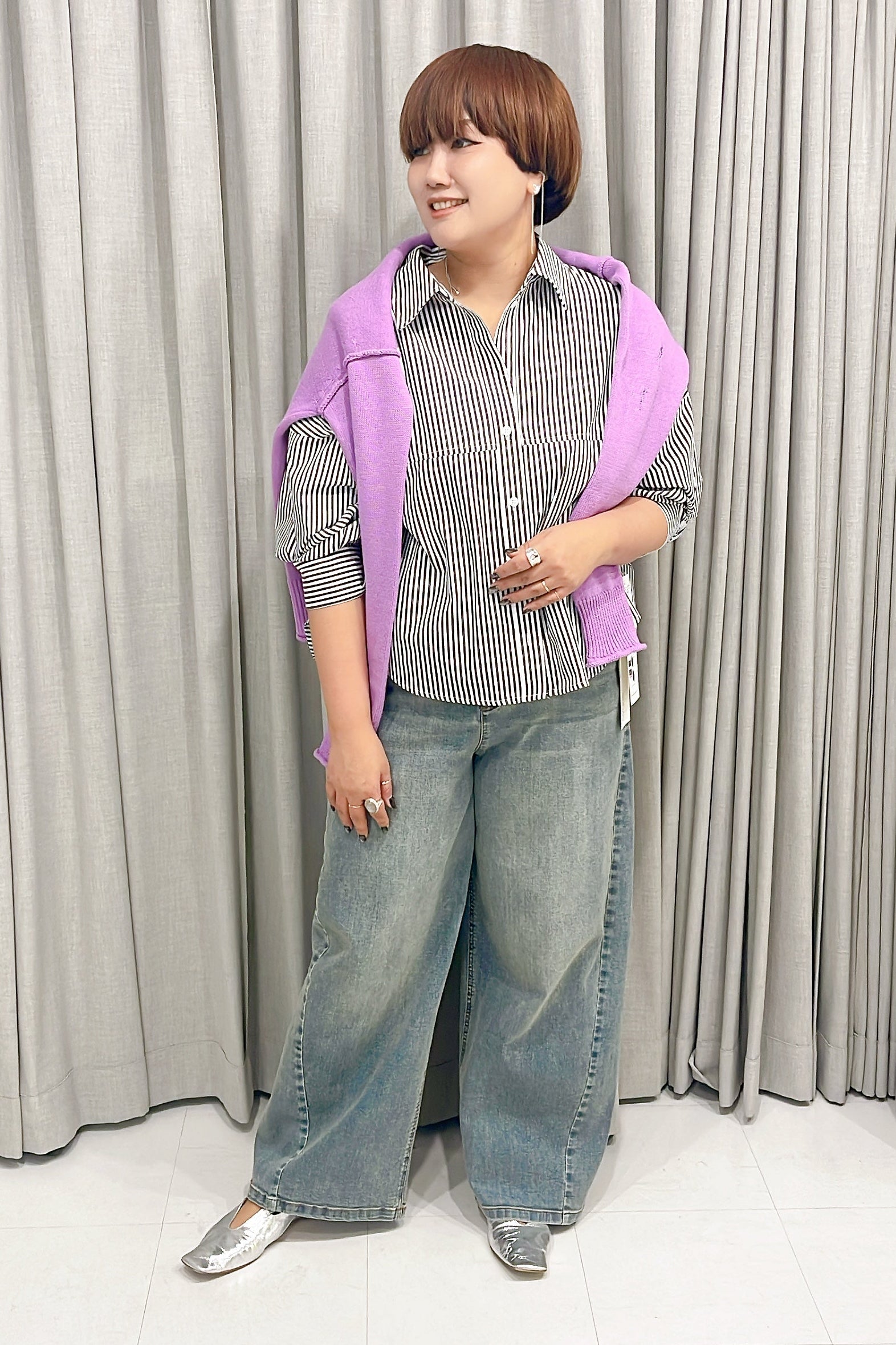 【ayane】ストラップボタンタックスリーブ/816332