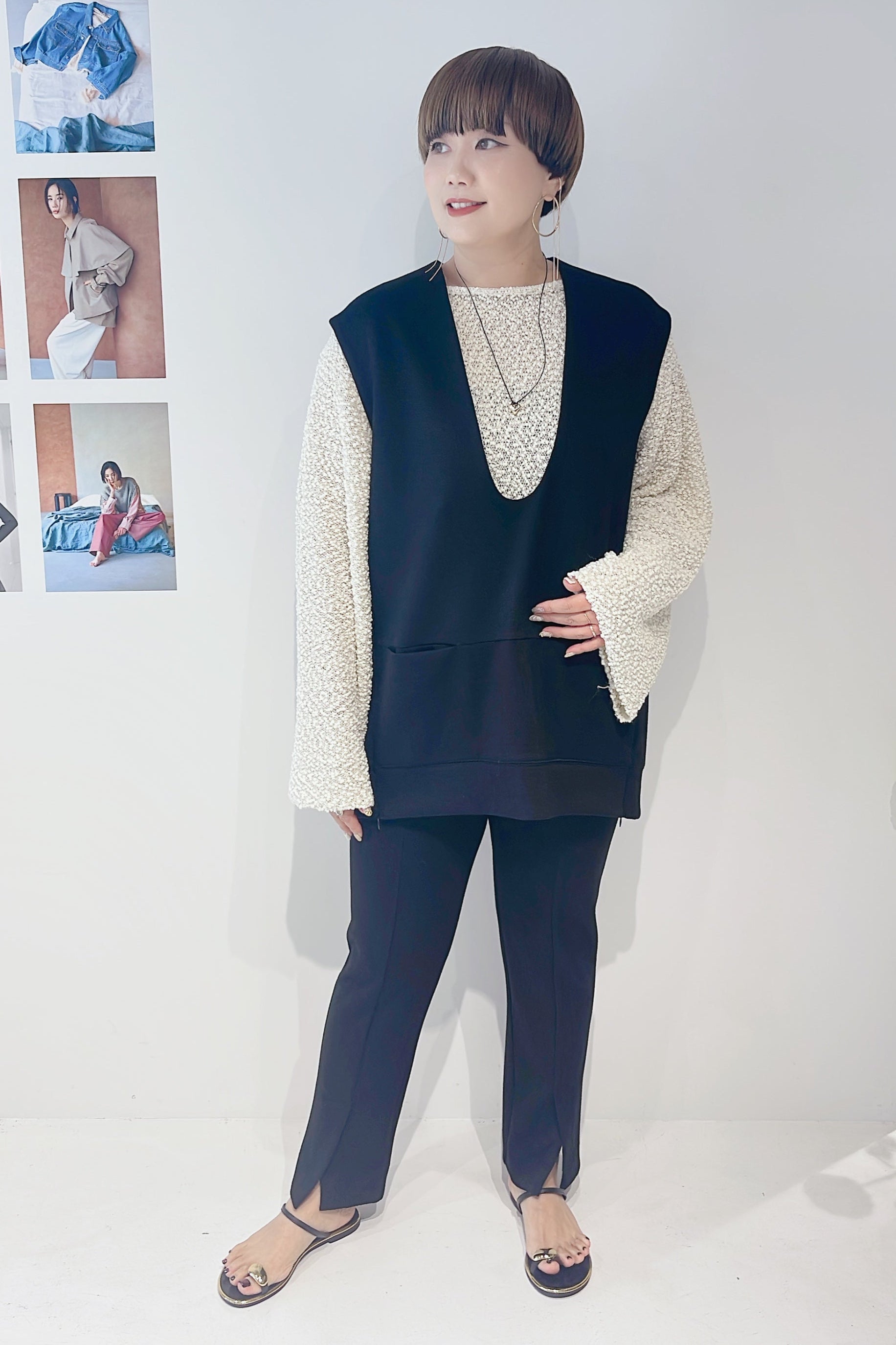 【CHIGNON】ノットヤーンプルオーバー/9554-084JR
