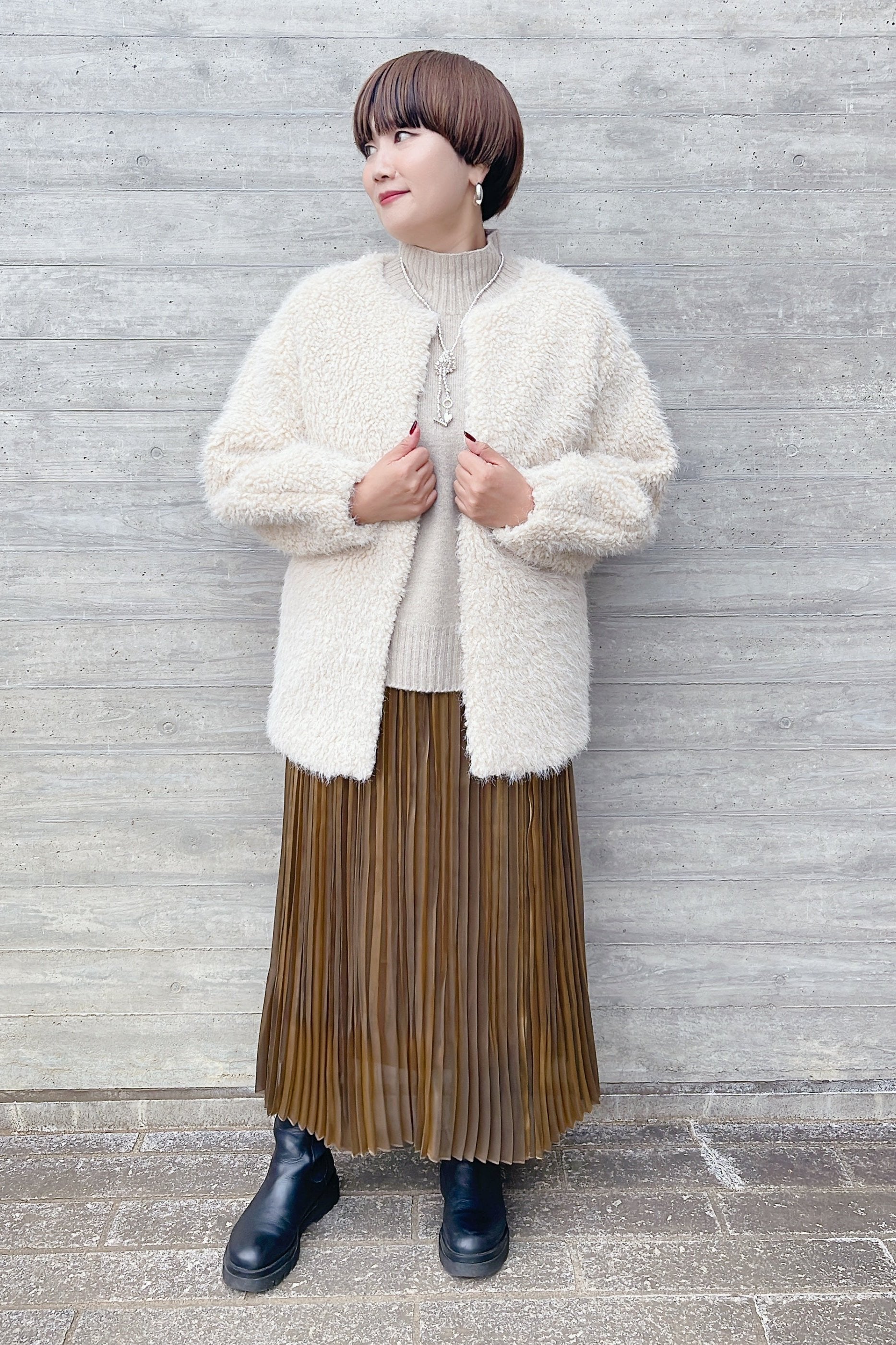 【AGAWD】シャギーコート/ 2419-881514