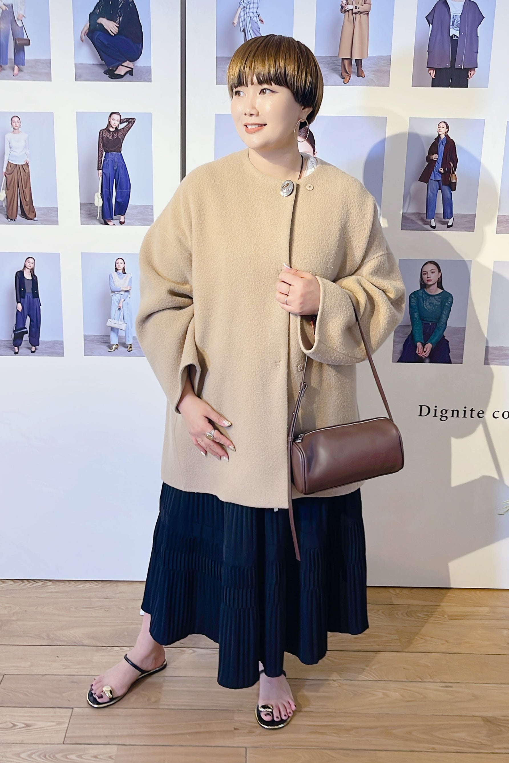 【Dignite Collier】プリーツスカート/80256010