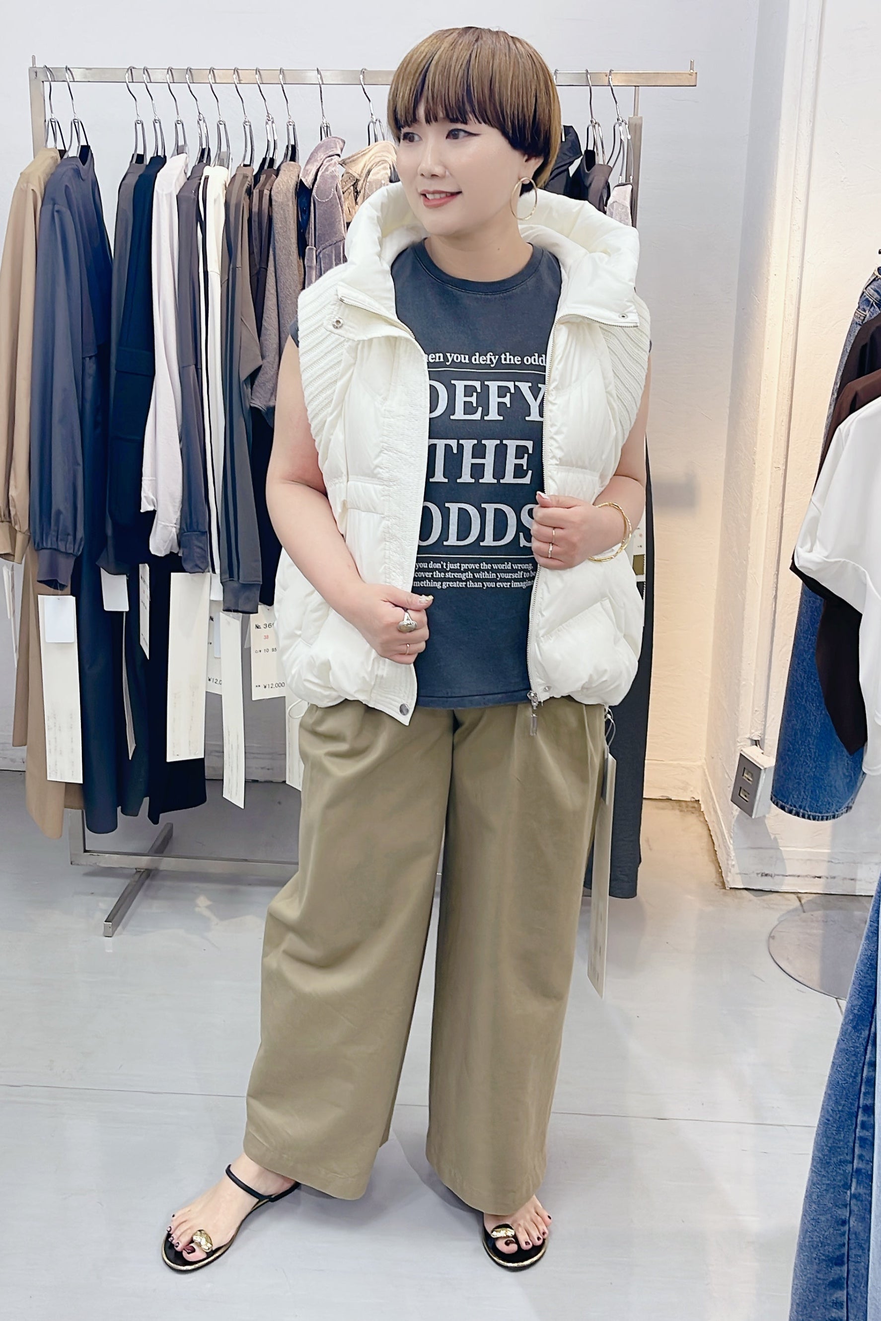 【PASSIONE】ダウンベスト/546414