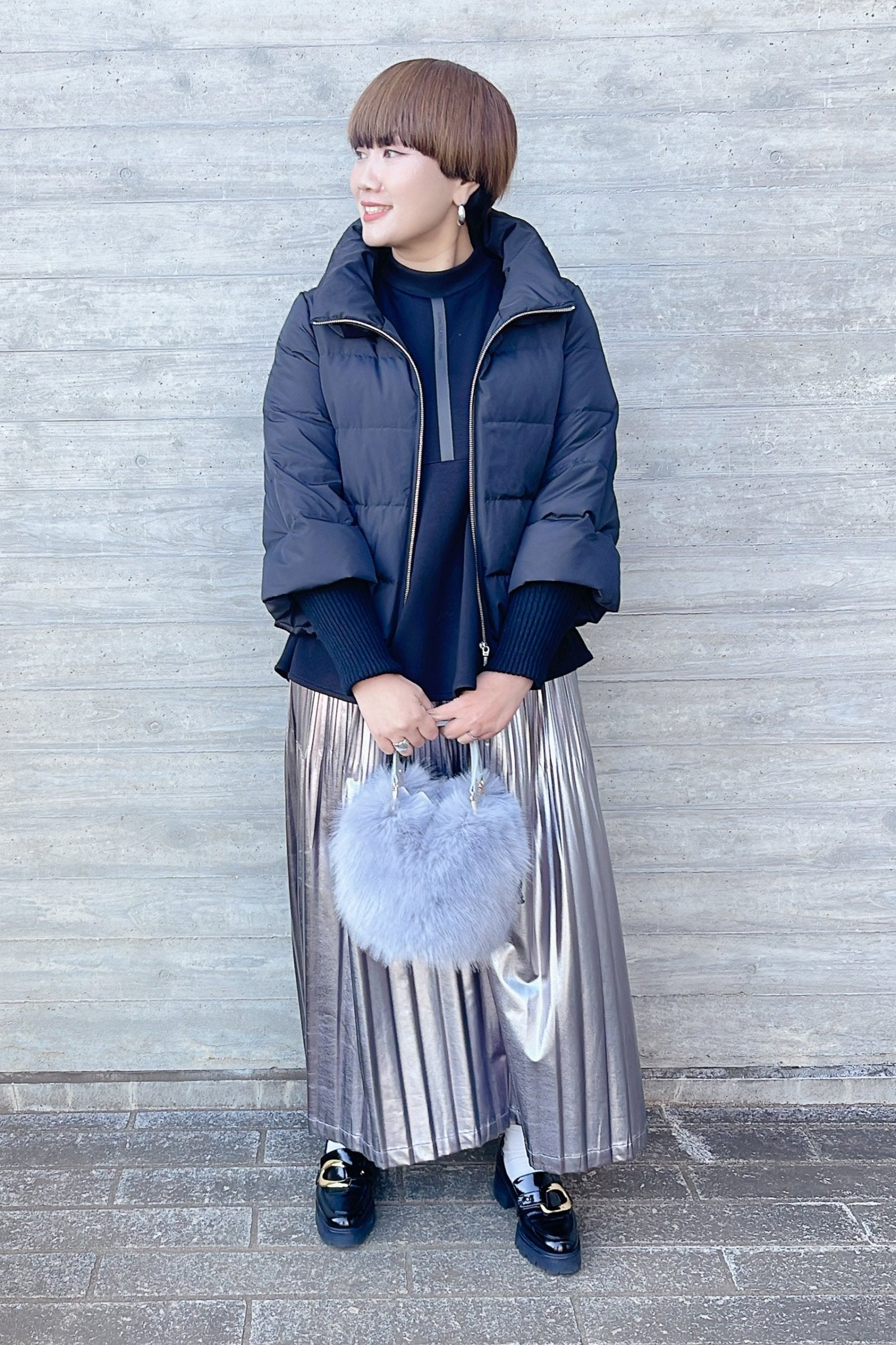 袖リブダウンジャケット PASSIONE/446401、546401