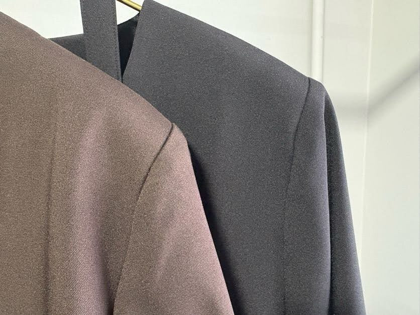 【GOOD VIEW DESIGN】カラーレスジャケット ベルト付き/GVD JK-26025