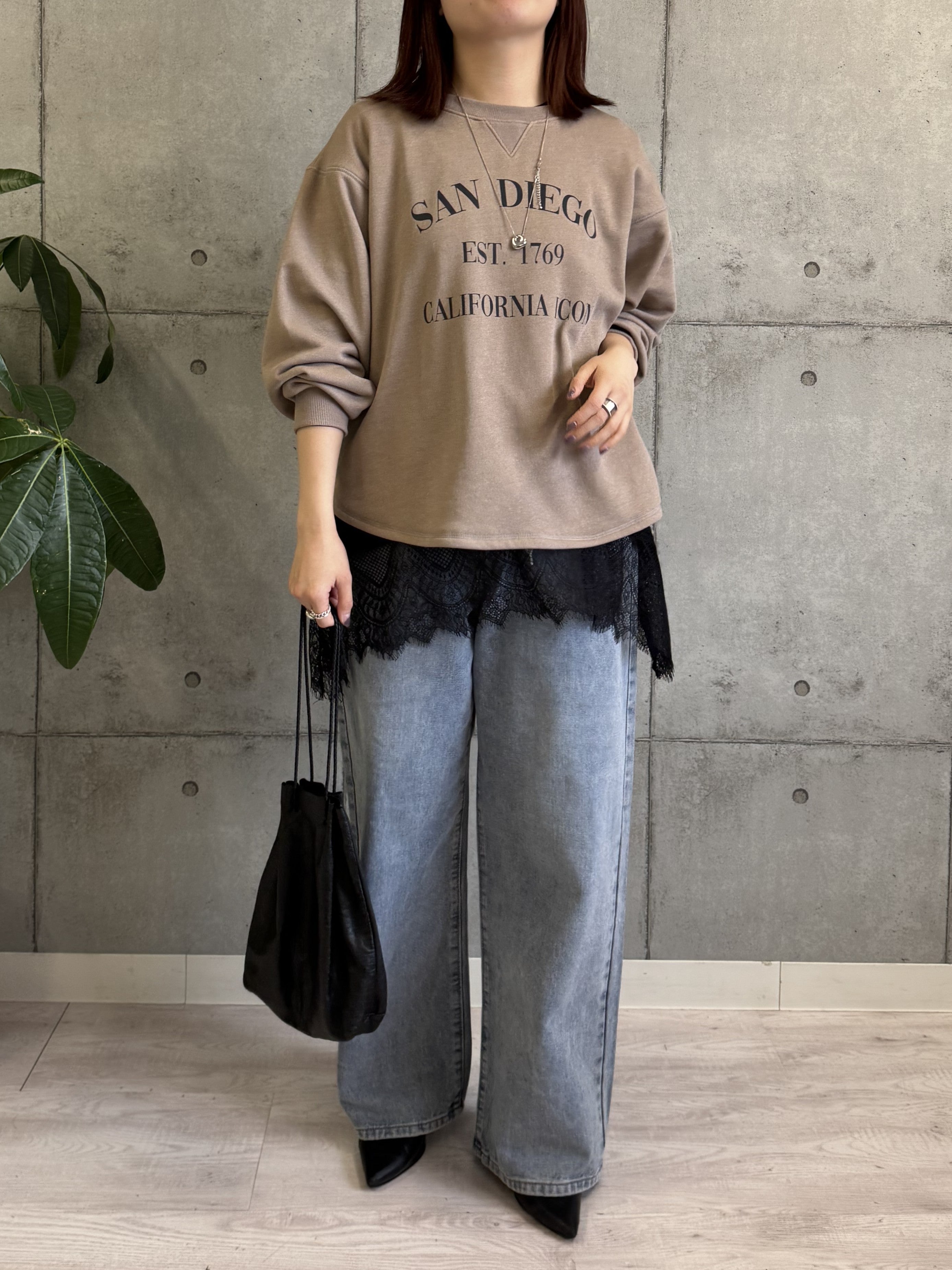 【ROSIEE】ビンテージ風ロゴトップス/R780337