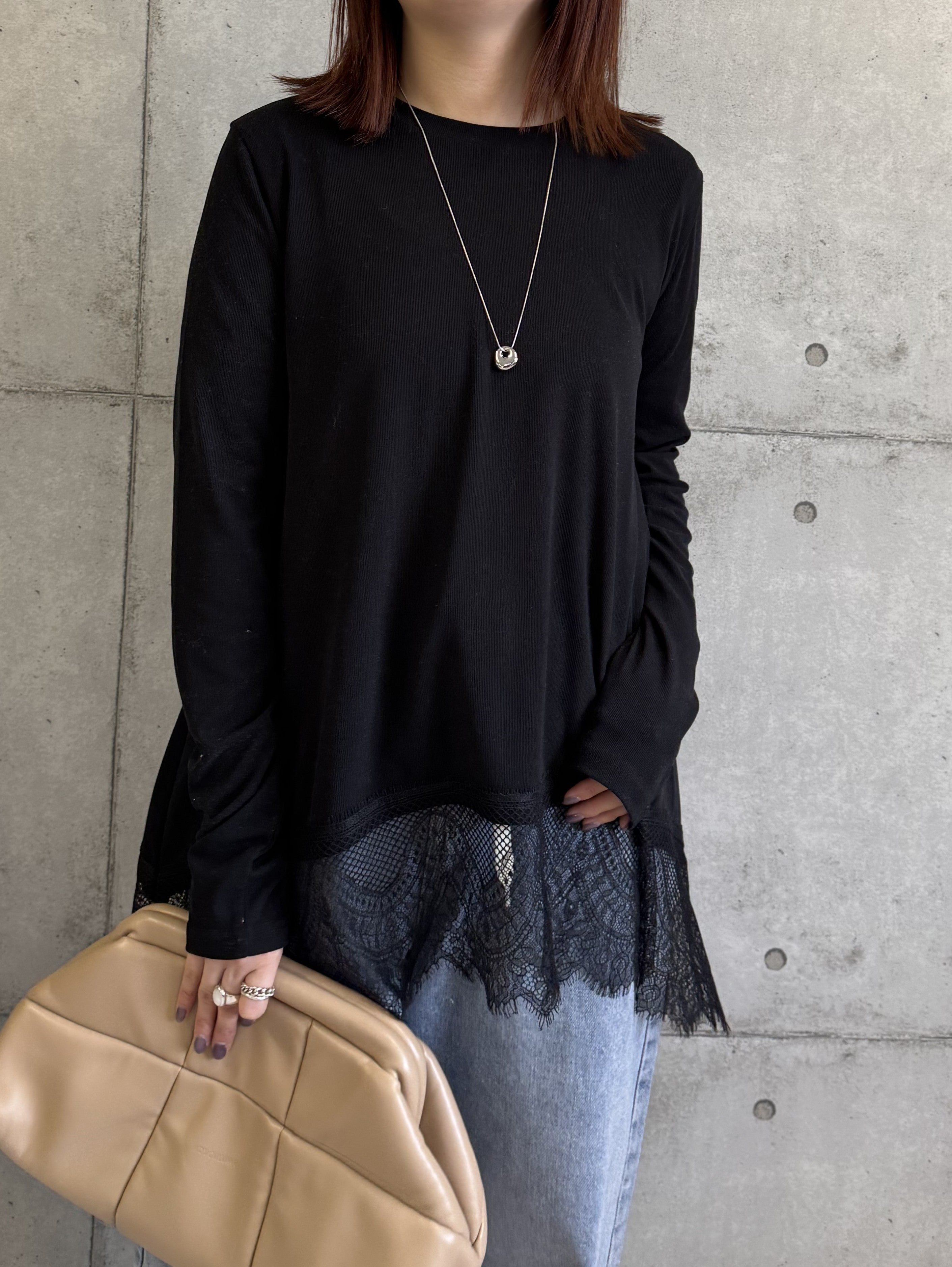 【ROSIEE】大人可愛い裾レーストップス/R780333