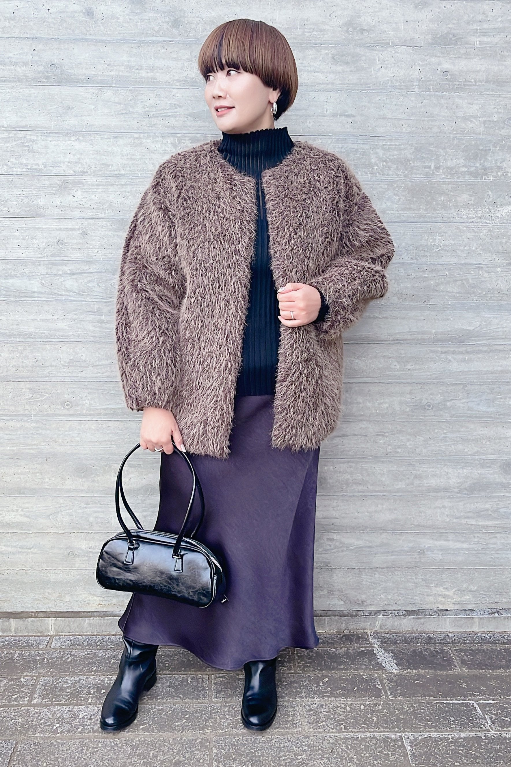 【AGAWD】シャギーコート/ 2419-881514