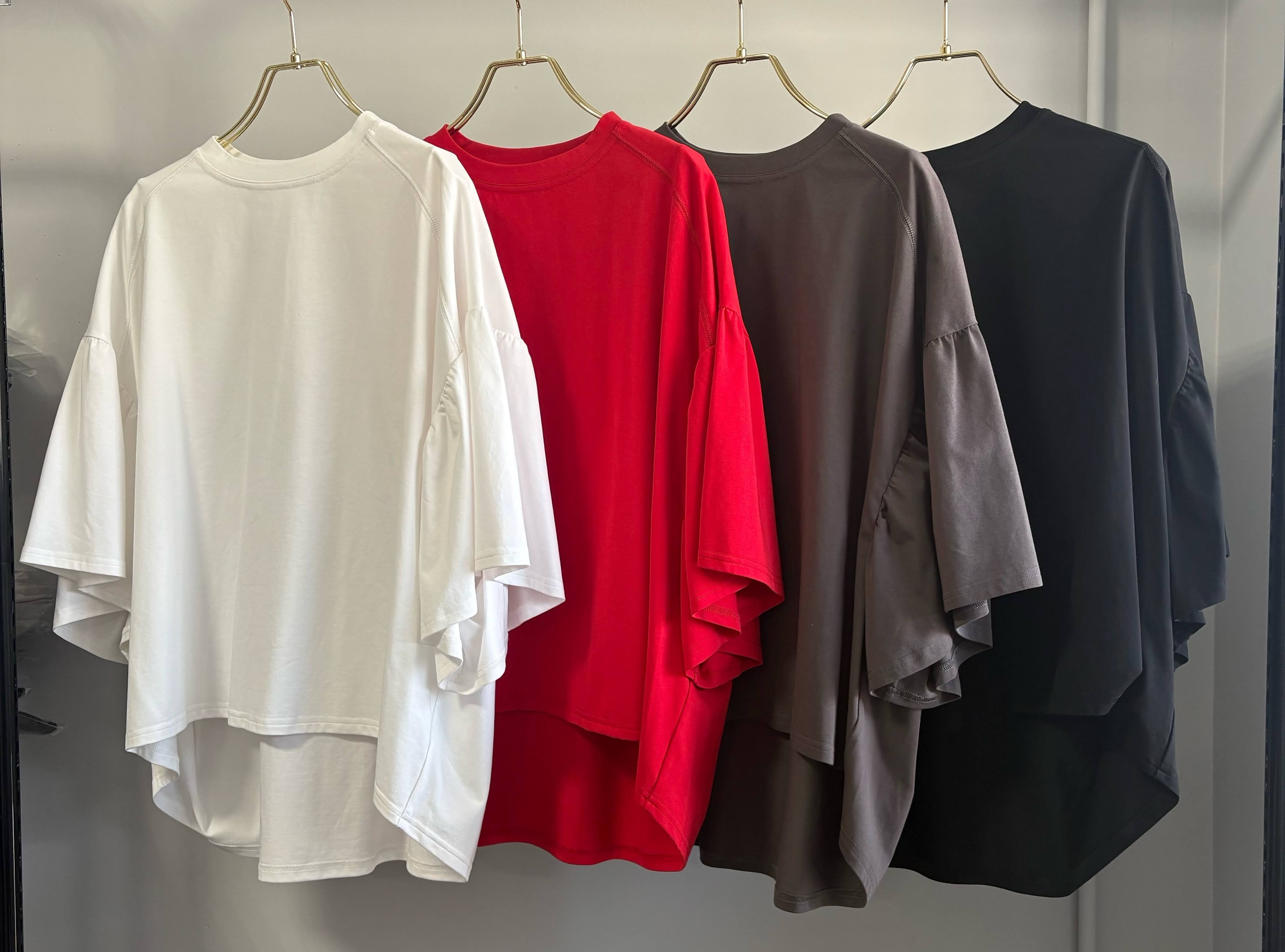 【GOOD VIEW DESIGN】フレアスリーブカットソー/GVD CT-26033