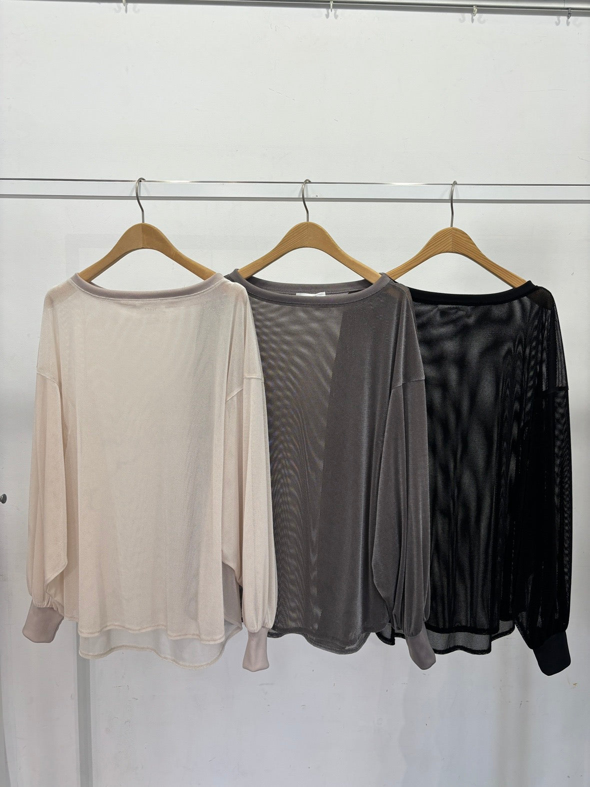 【ROSIEE】ベロアメッシュゆったりTOPS/R053238