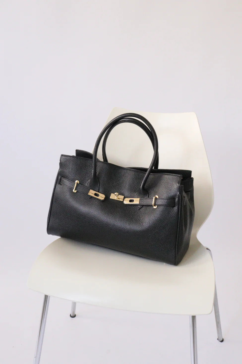 【MILLELA FIRENZE】金具付きレザートートバッグ/10280522