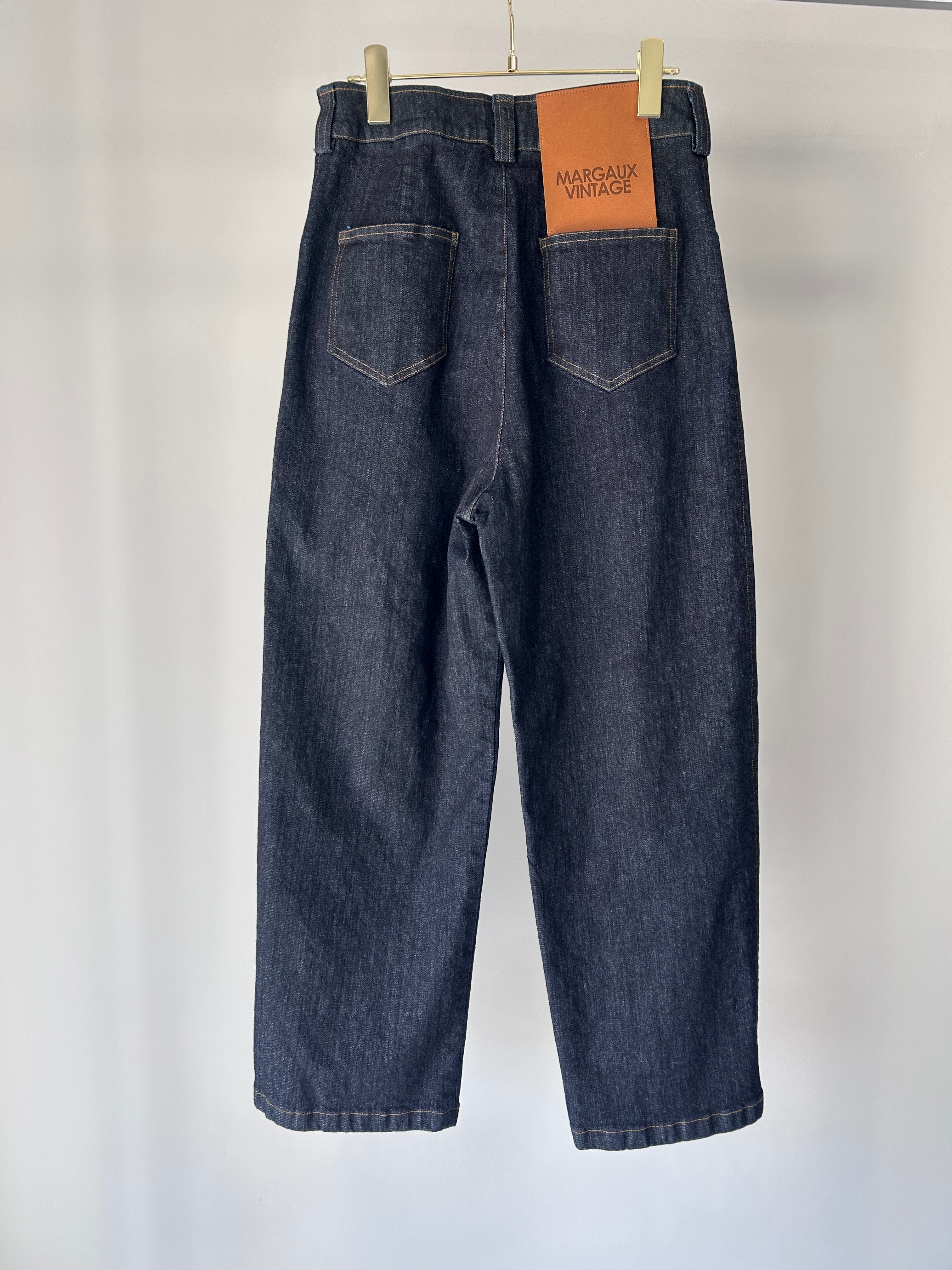 【MARGAUX VINTAGE】ワンウォッシュデニムパンツ/MG PT-25069-A