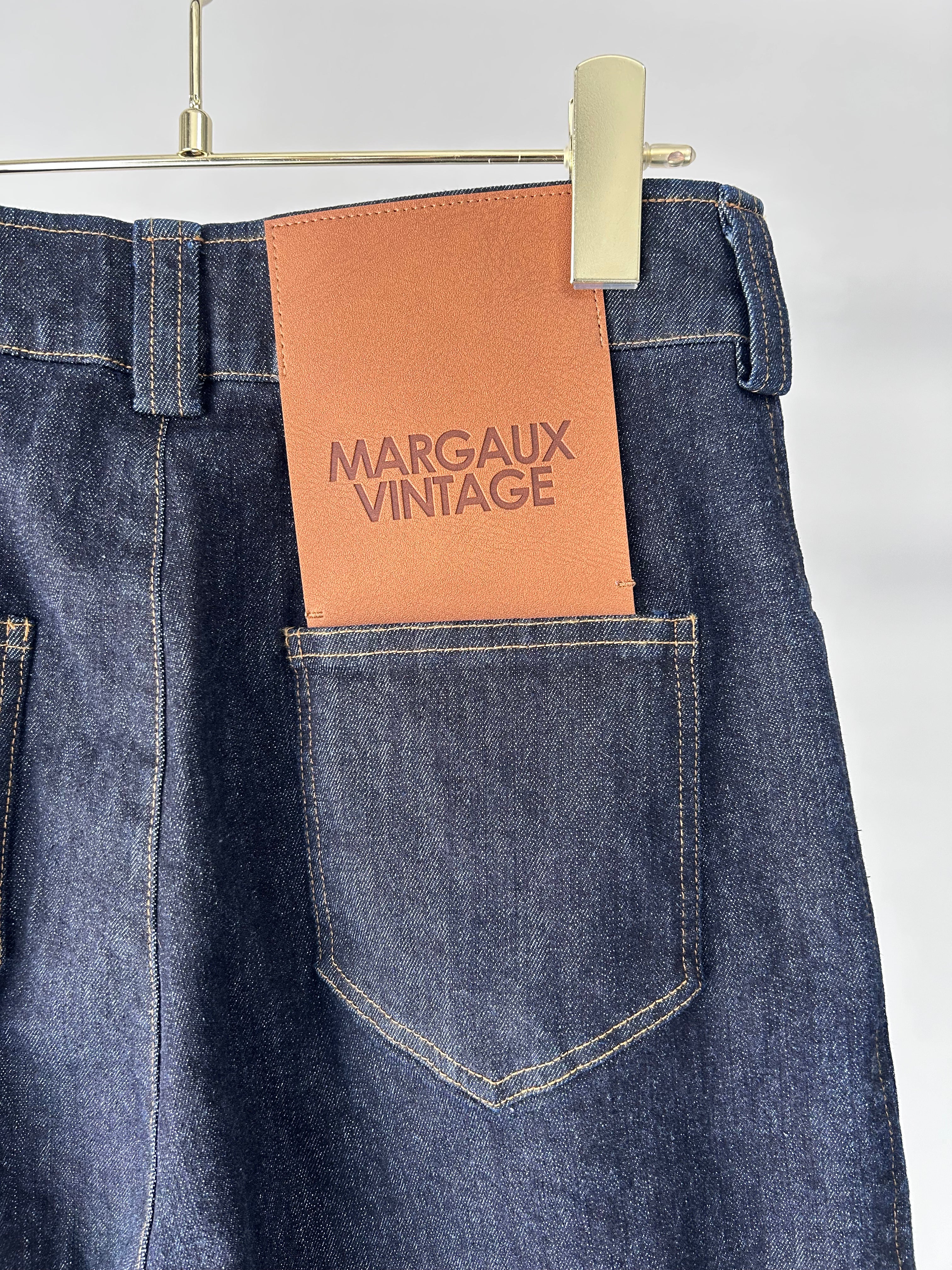 【MARGAUX VINTAGE】ワンウォッシュデニムパンツ/MG PT-25069-A