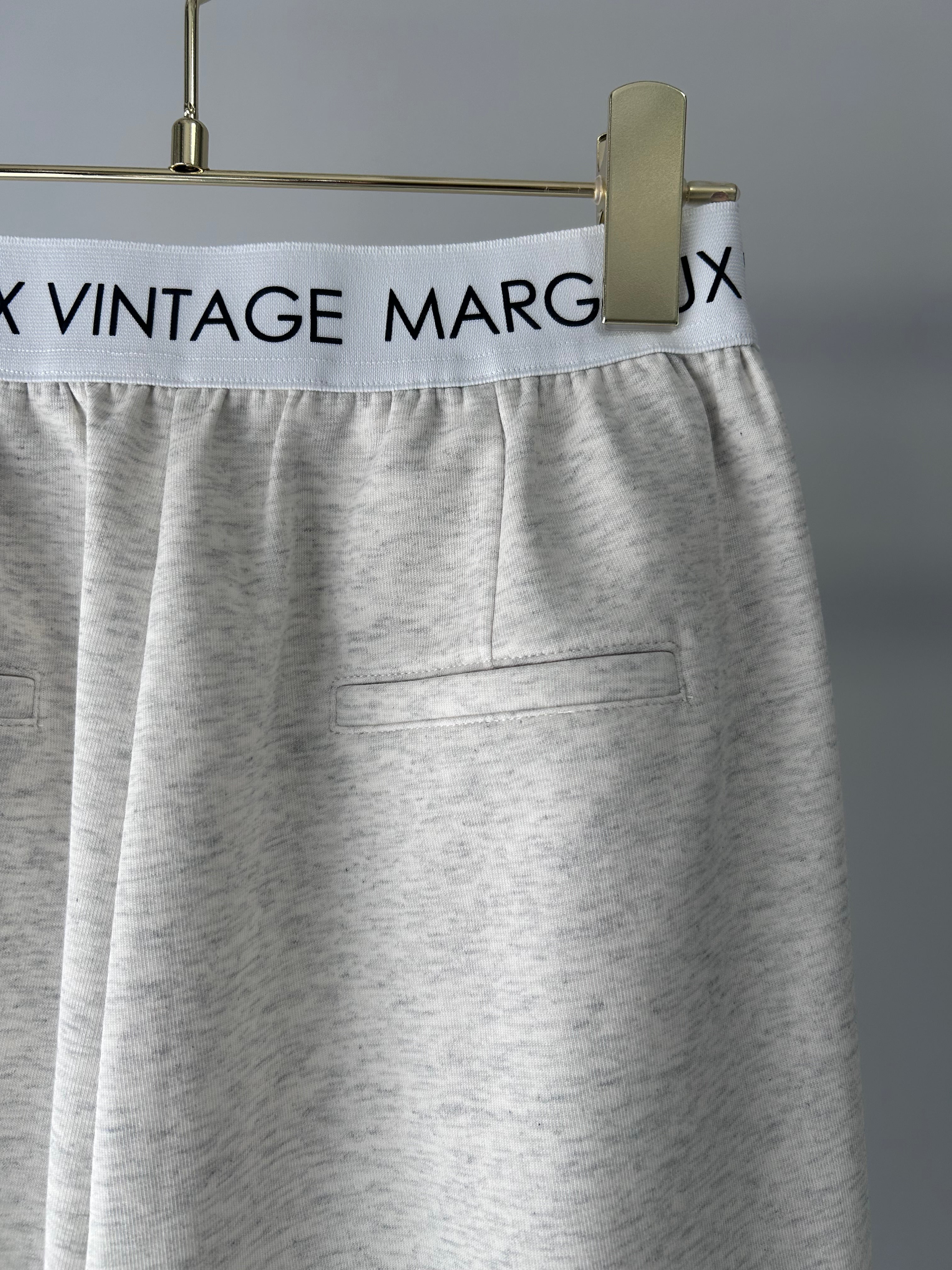 【MARGAUX VINTAGE】ロゴウエストゴムタックパンツ/MG PT-25084-A