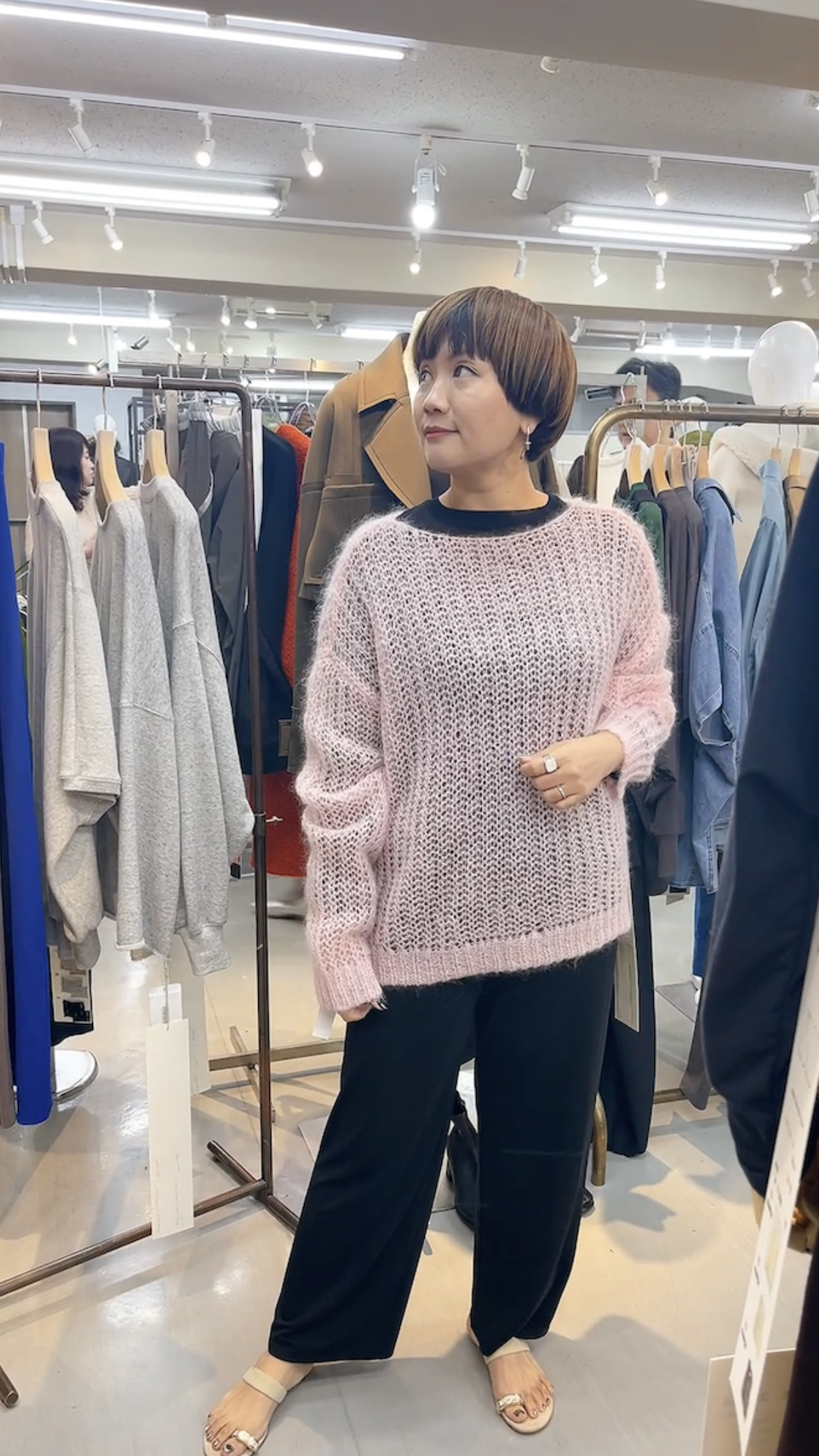 【cafune】キッドモヘヤニットプルオーバー/435943