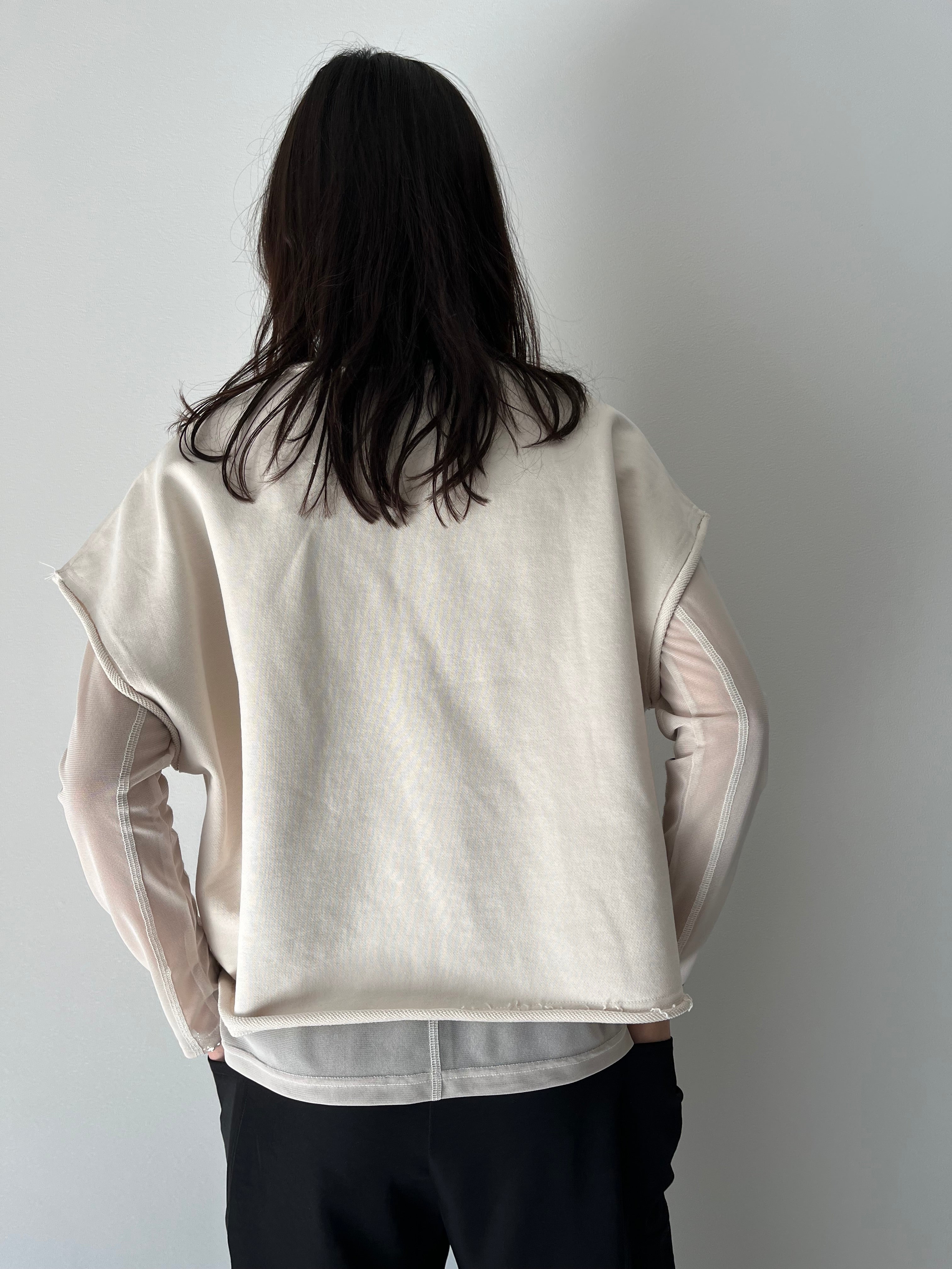 【AGAWD】キーネックスウェットベスト/2225-6695