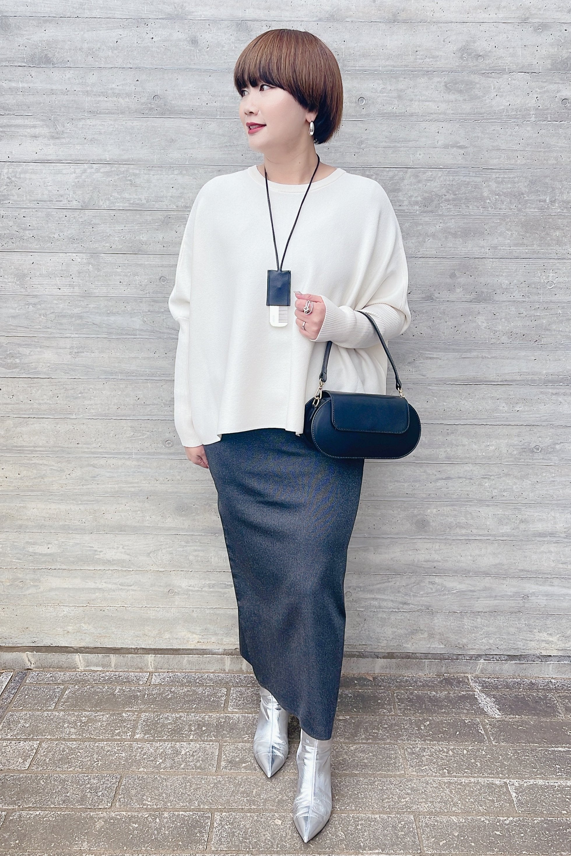 【Dignite collier】ラメスカート/ 80243423