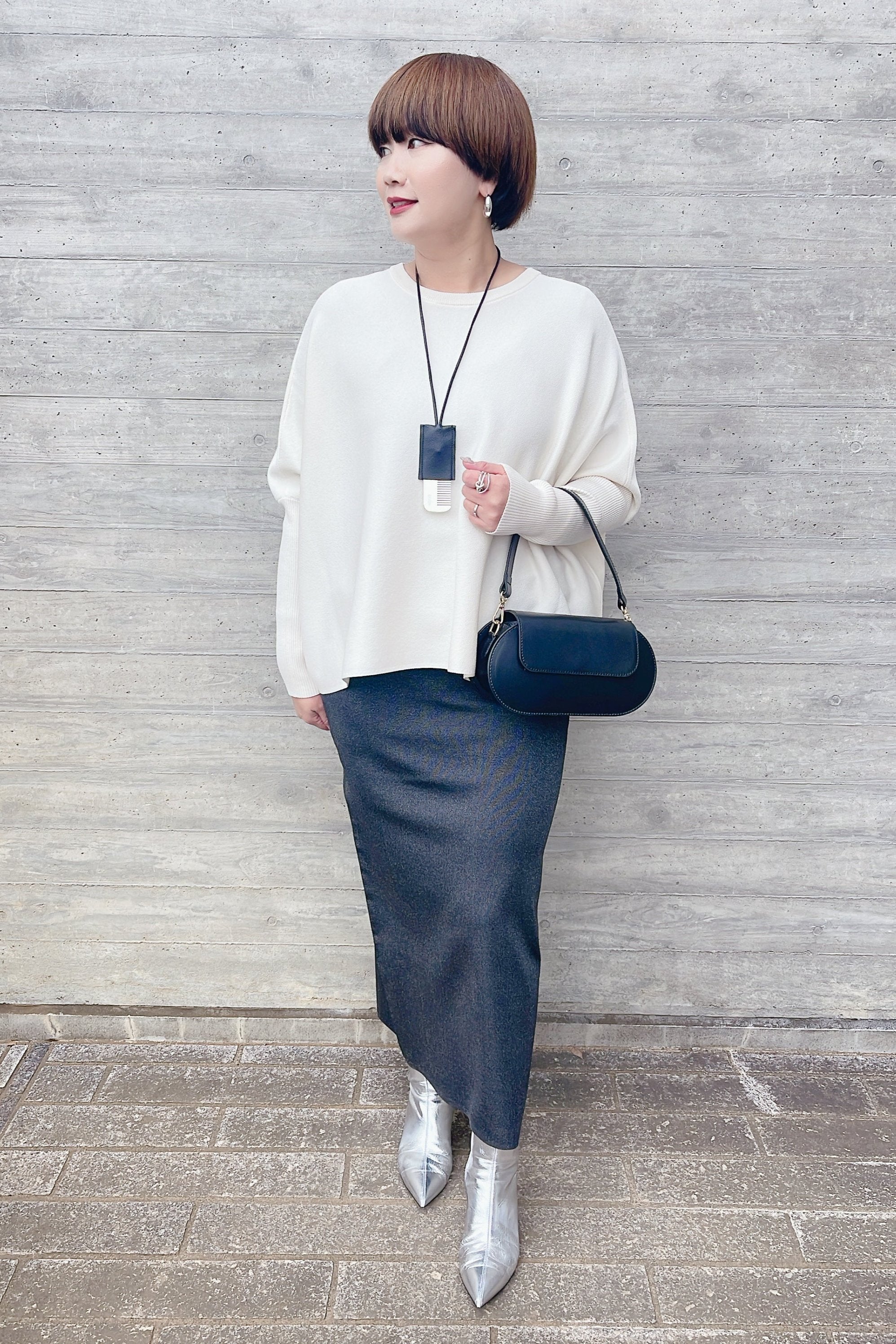 【MILLELA FIRENZE】オーバルレザーバッグ/10260516,10270522