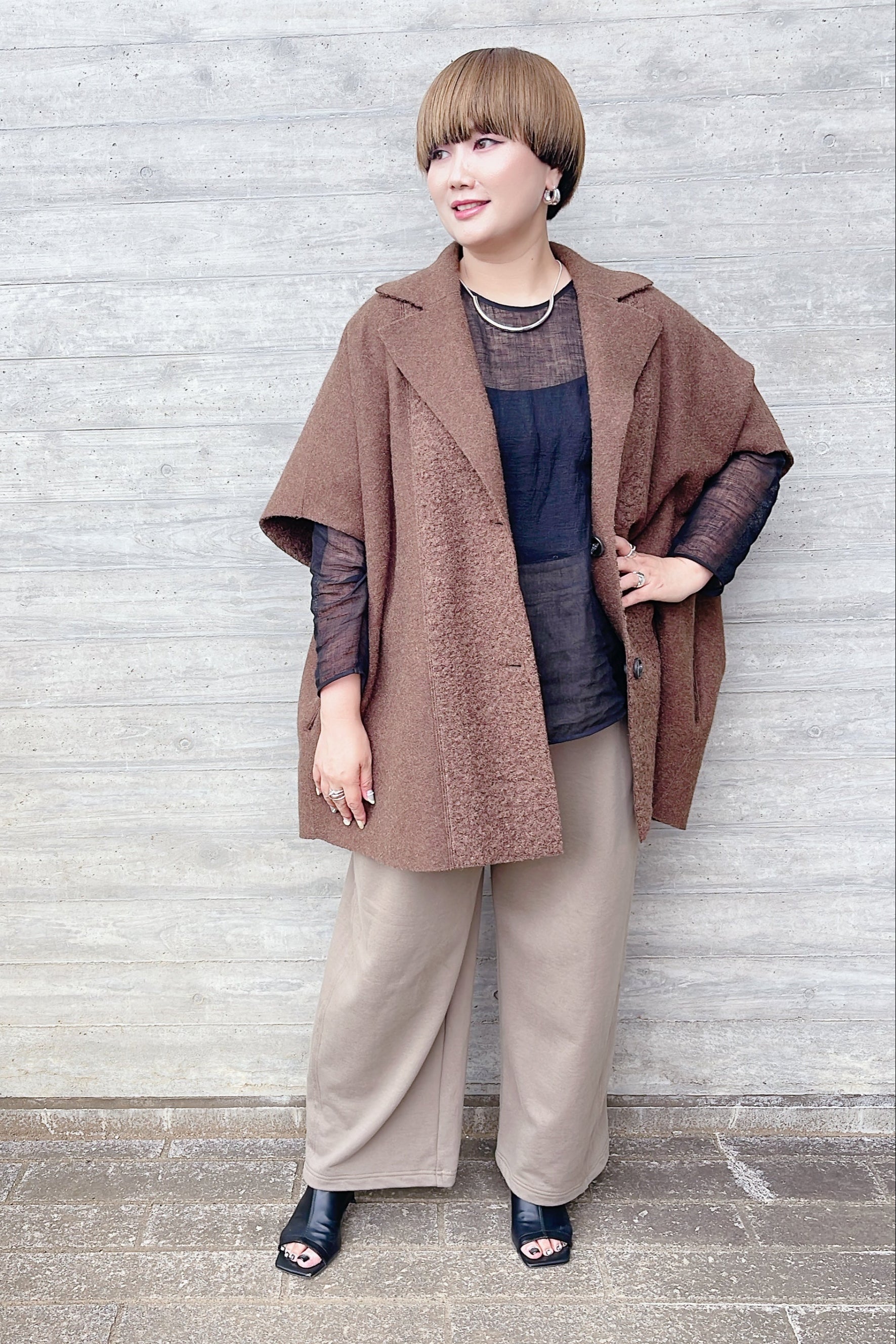 【CLOCHE】キレイめ見え神スウェットパンツ/552-86535