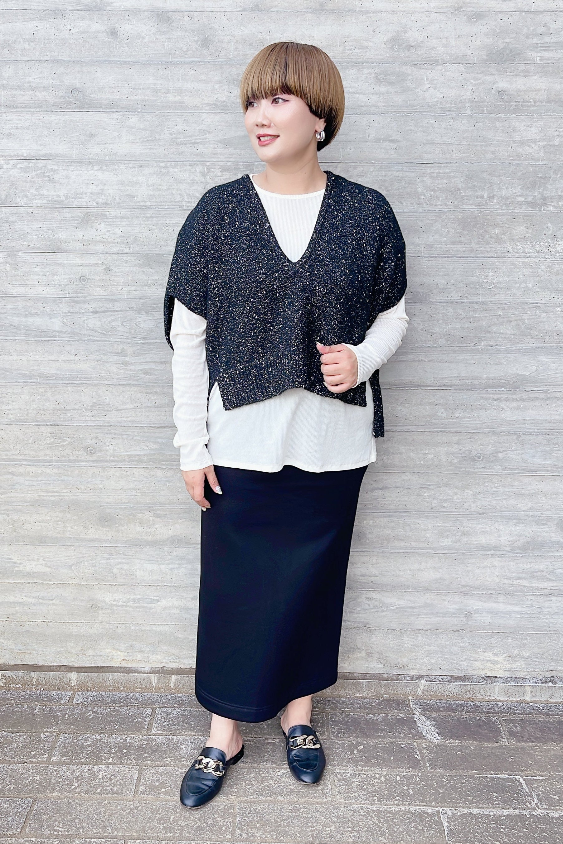 【siro de labonte】ショートベスト/R553103