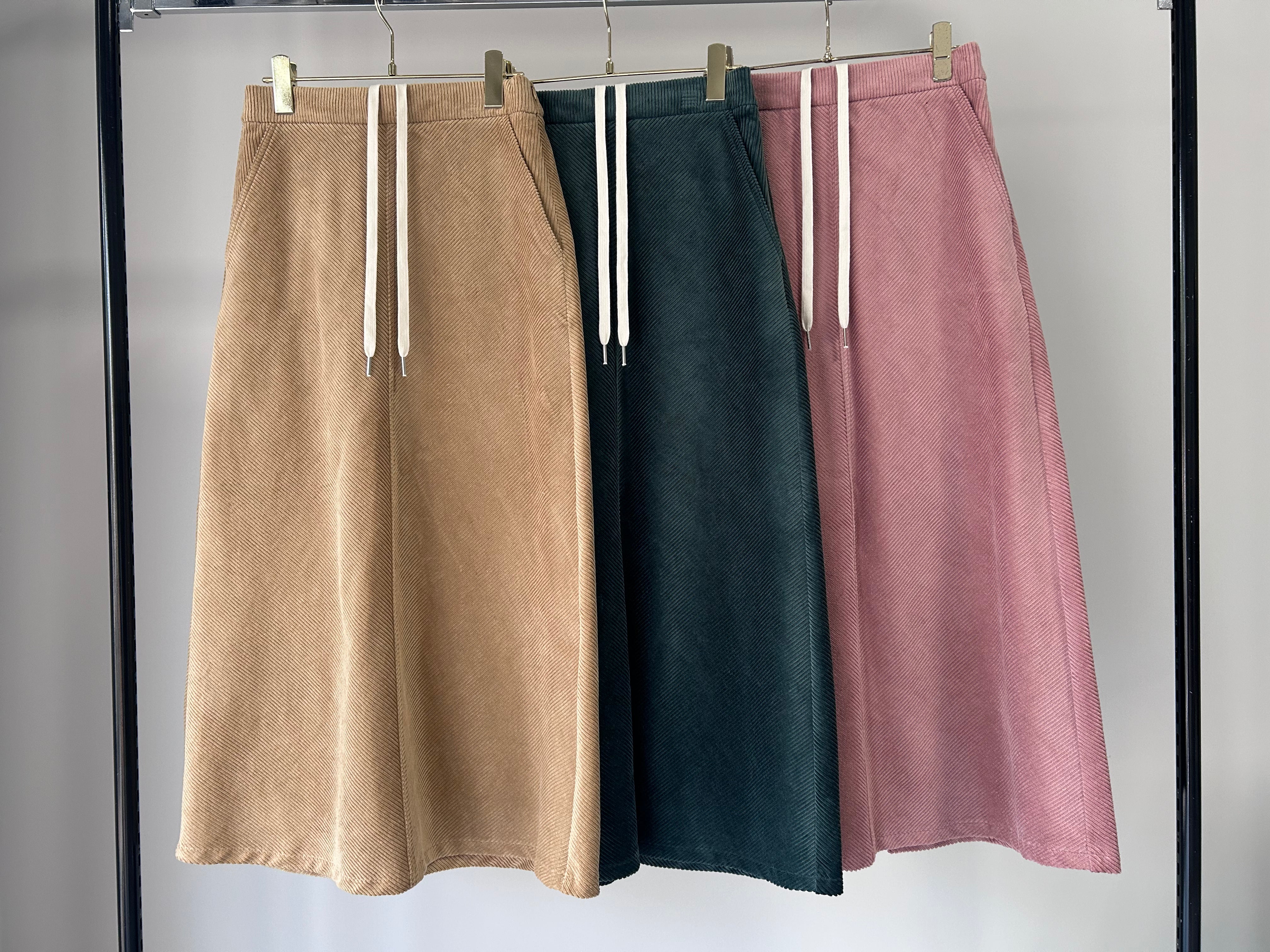 【MARGAUX VINTAGE】コーデュロイバイアススカート/MG SK-25119-A