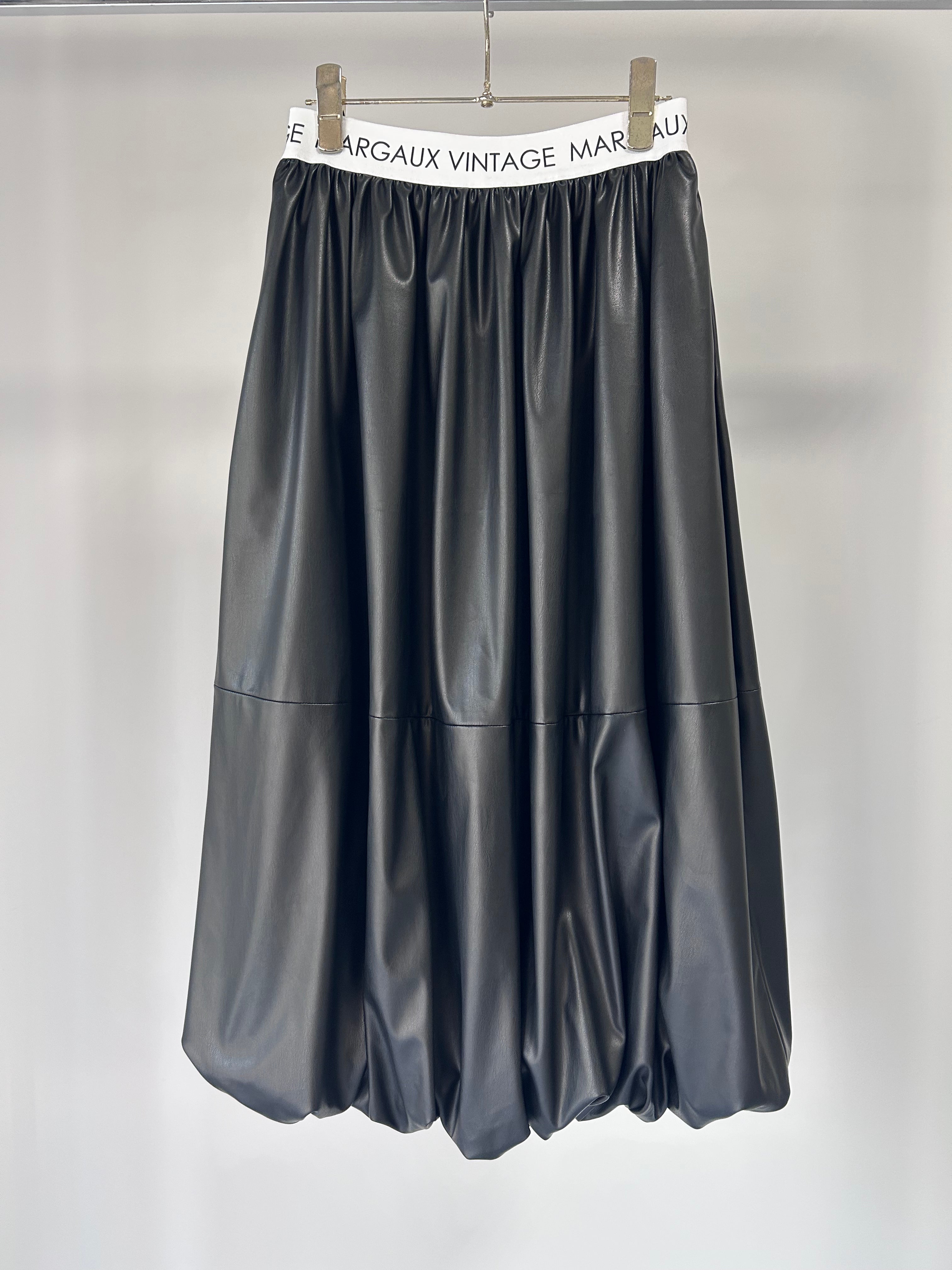 【MARGAUX VINTAGE】バルーンレザースカート/MG SK-25120-A