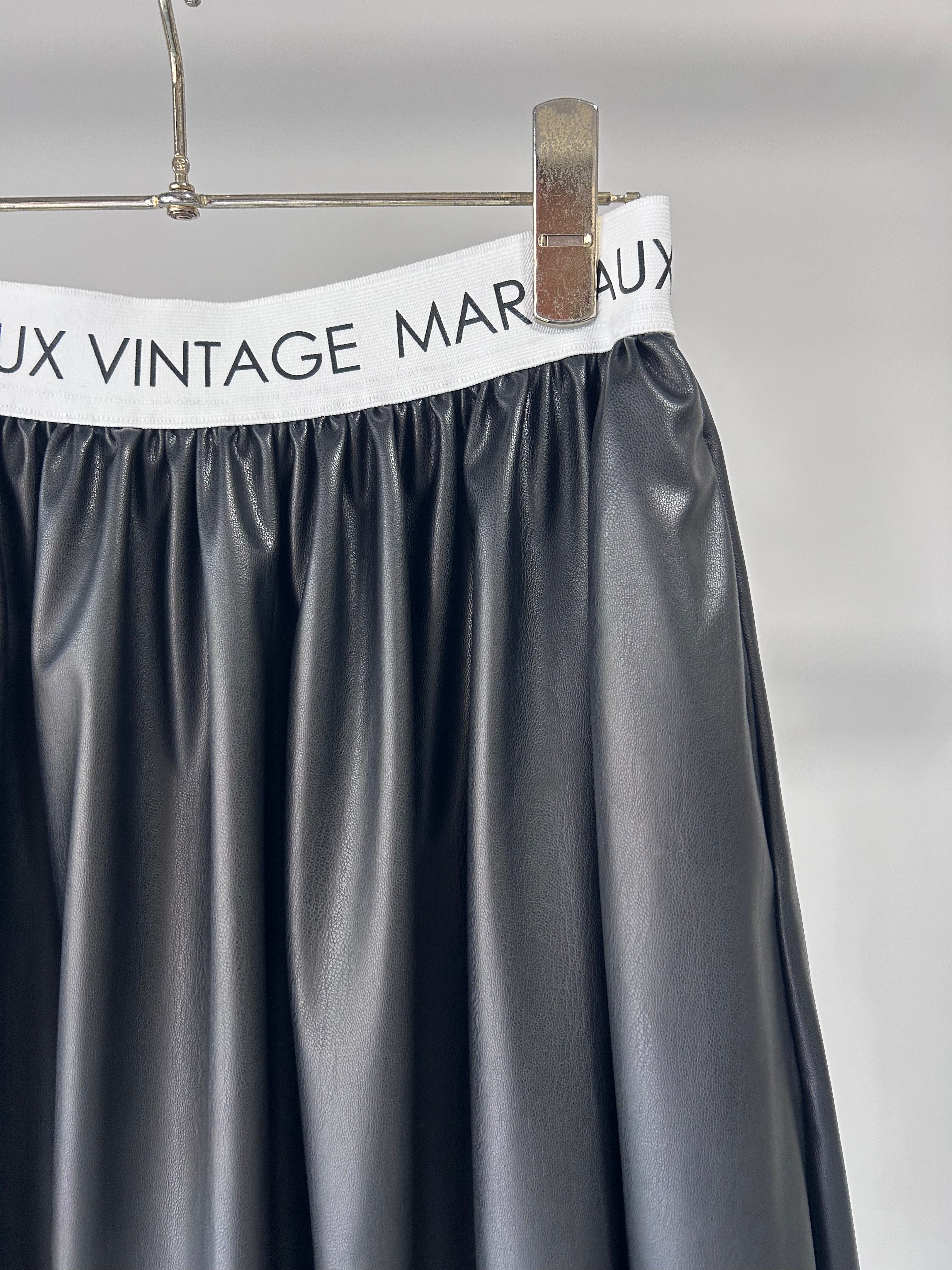 【MARGAUX VINTAGE】バルーンレザースカート/MG SK-25120-A