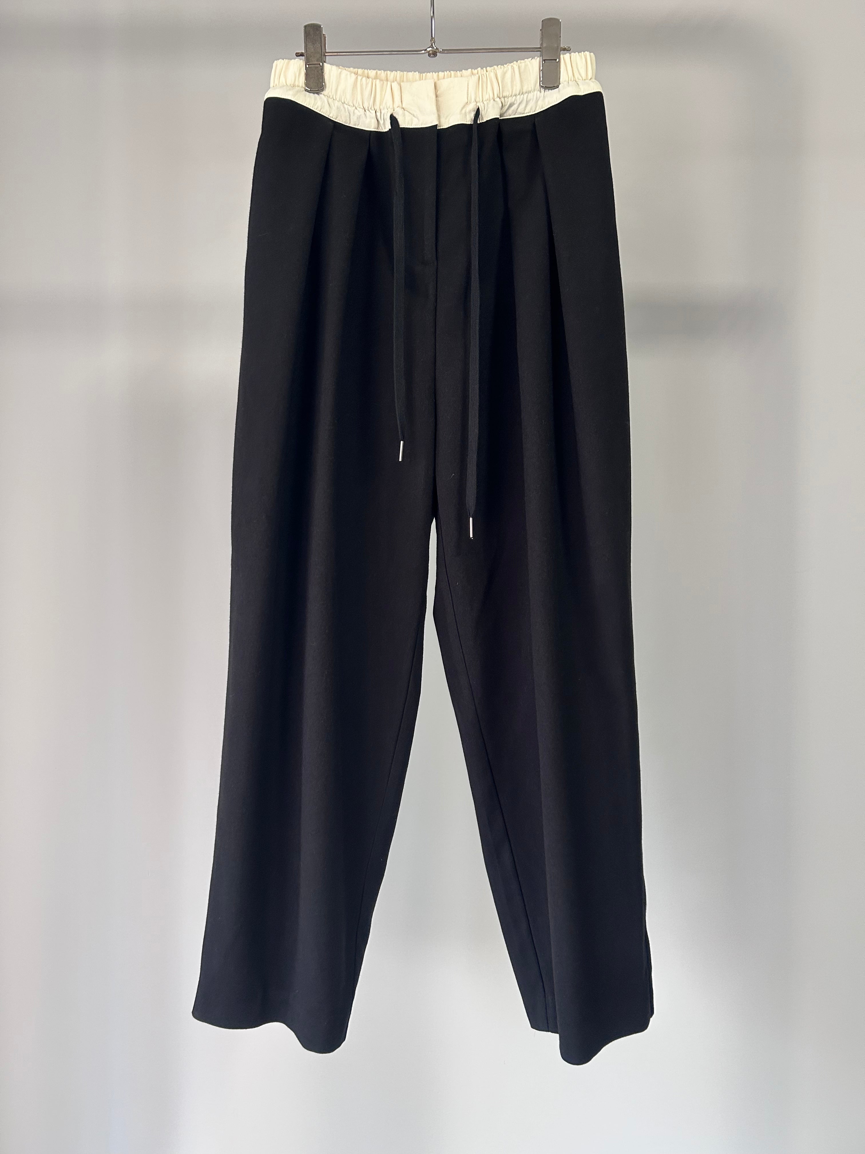 【MARGAUX VINTAGE】配色フラノタックパンツ/MG PT-25116-A