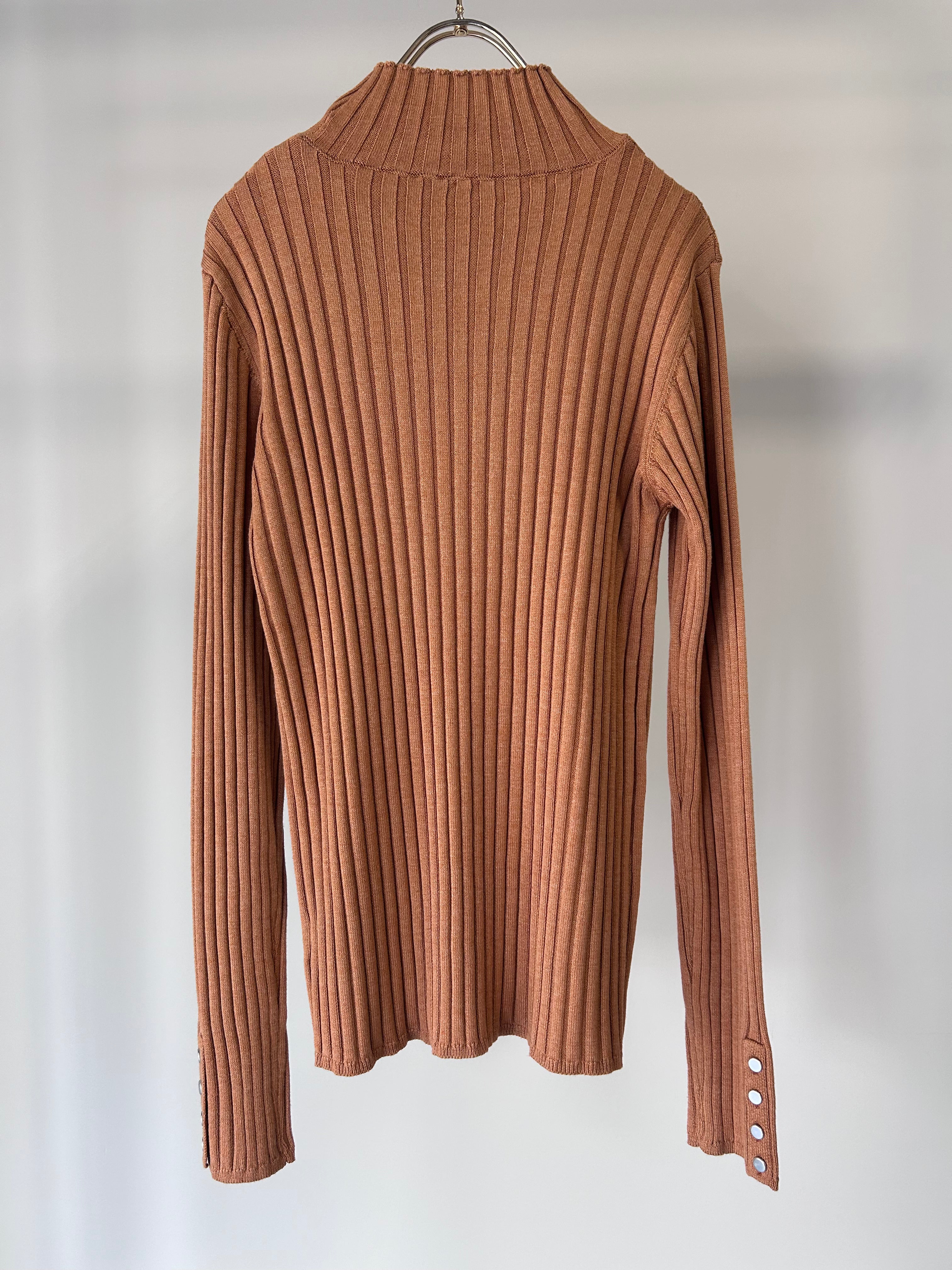 【MARGAUX VINTAGE】リブニットプルオーバー/MG KN-25132-A