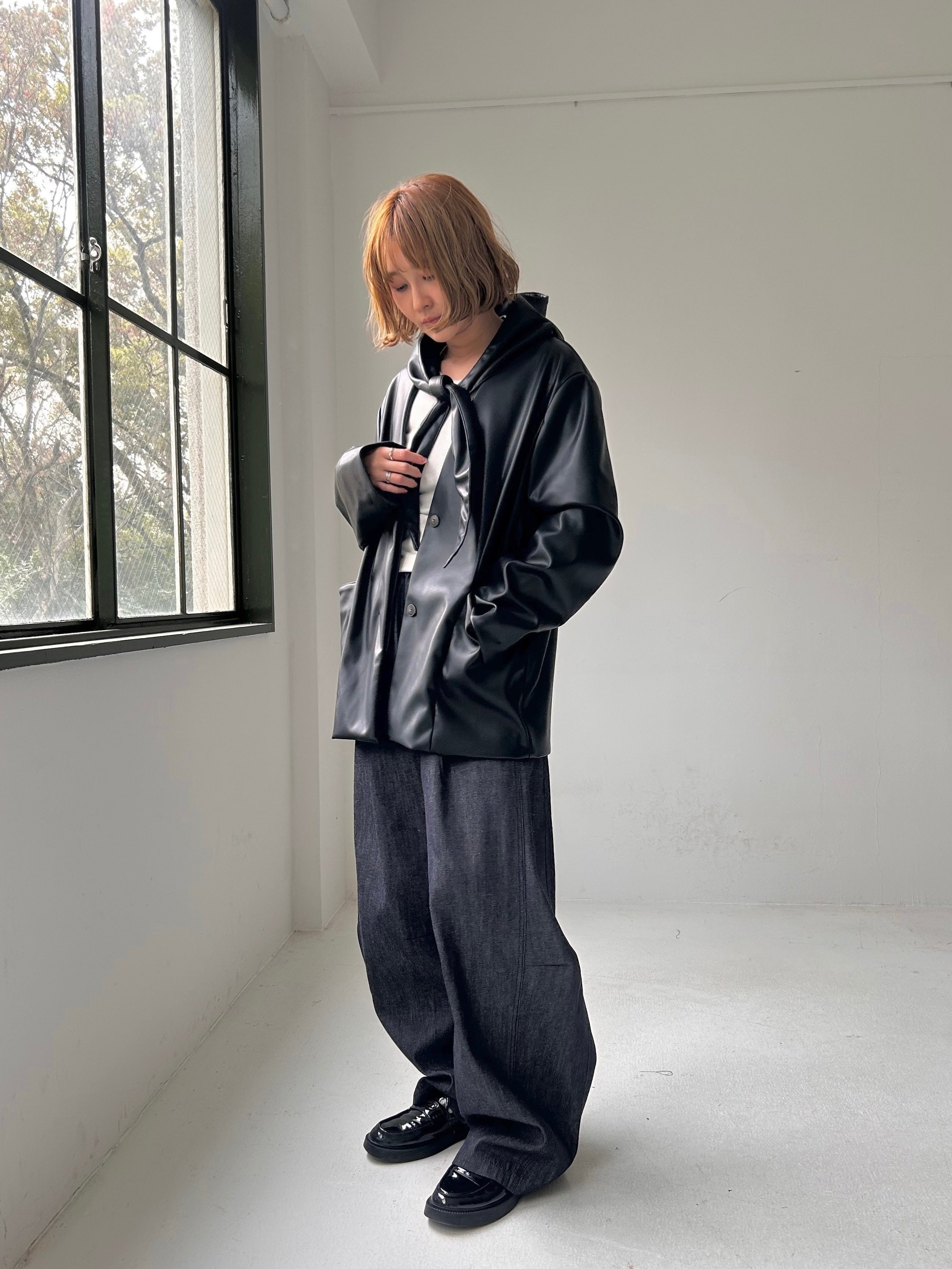 【PRIORITY】エコレザーヘッドスカーフ/P66223BF