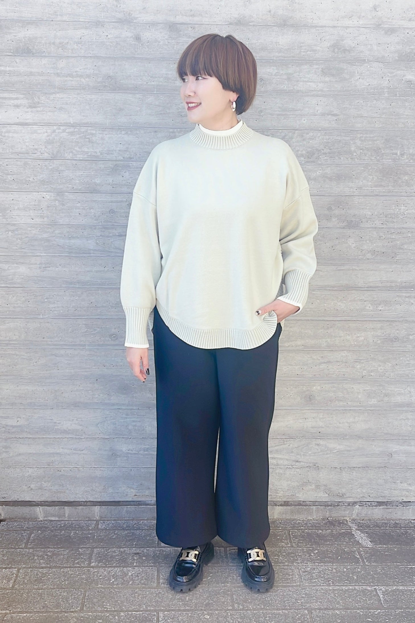 【CLOCHE】レイヤードニット/51285512