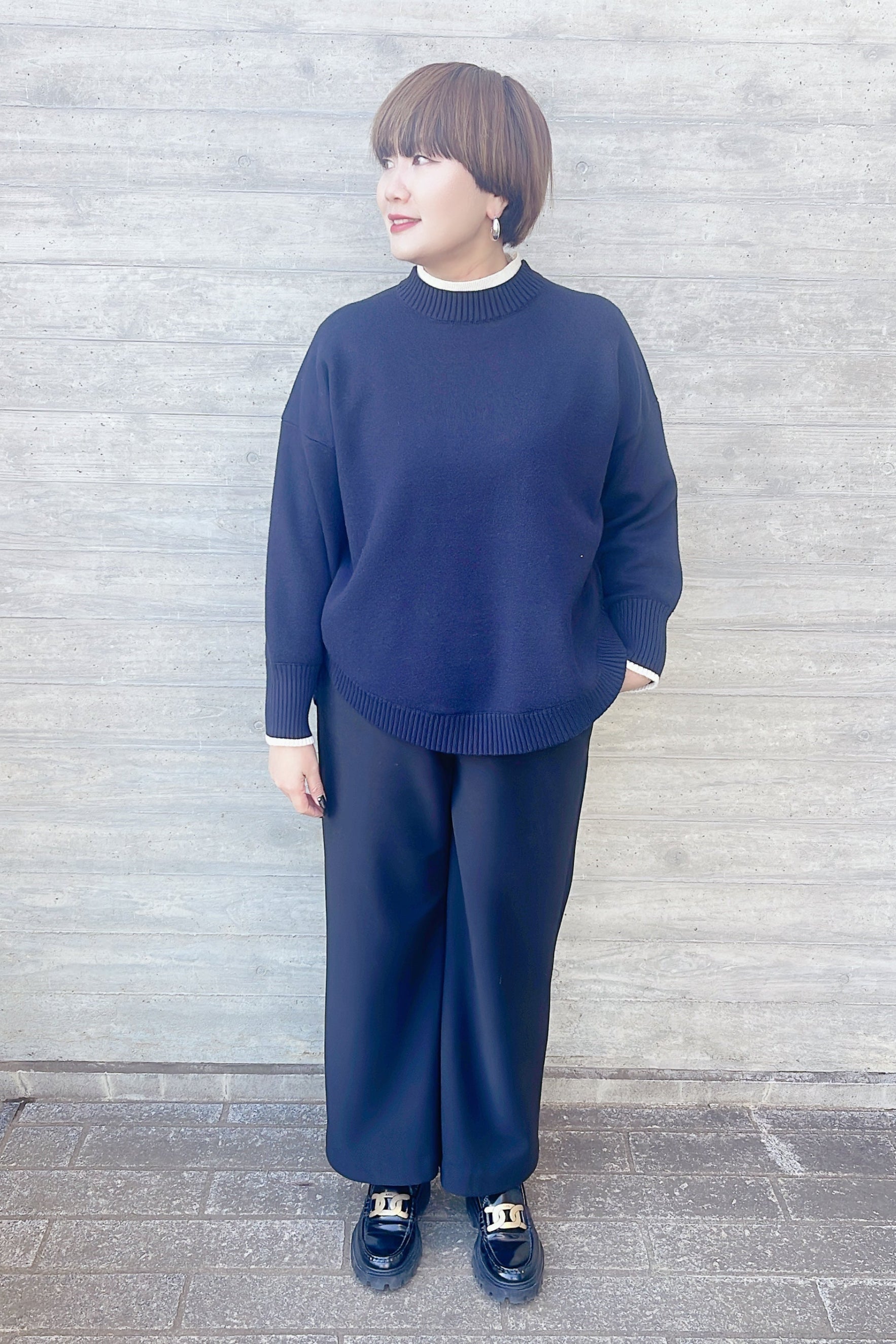 【CLOCHE】レイヤードニット/51285512