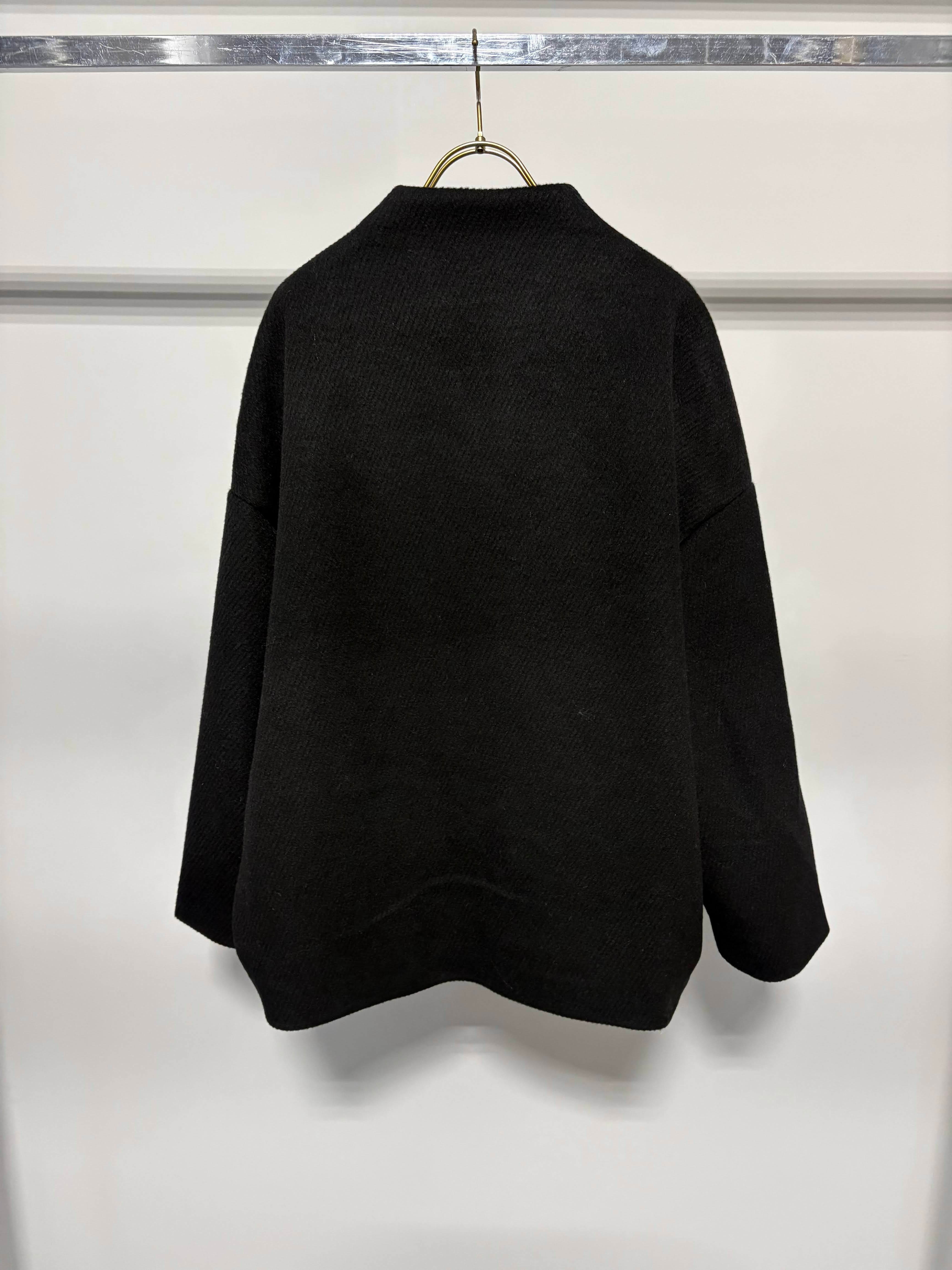 【MARGAUX VINTAGE】シャギージップアップコート 無地/MG CO-26130-A