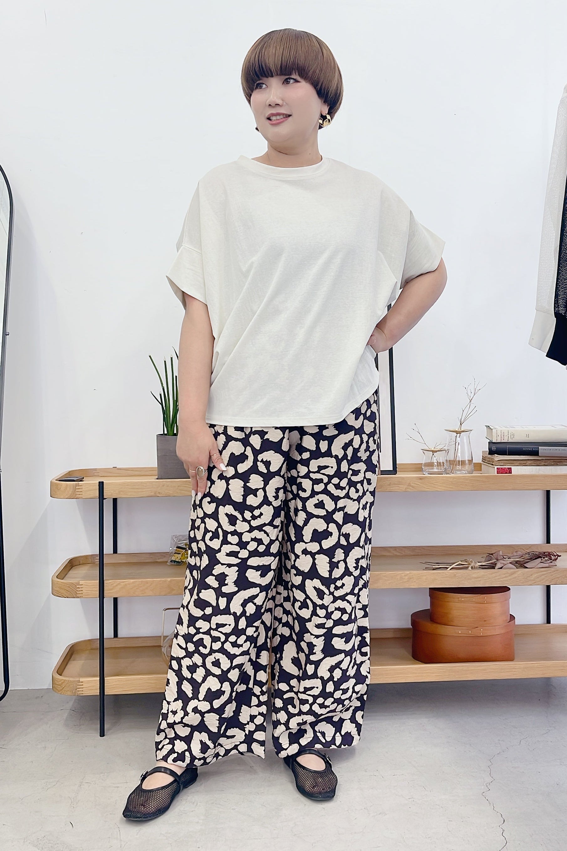 【RILATO】ドライタッチオーバーラインTシャツ/R26270