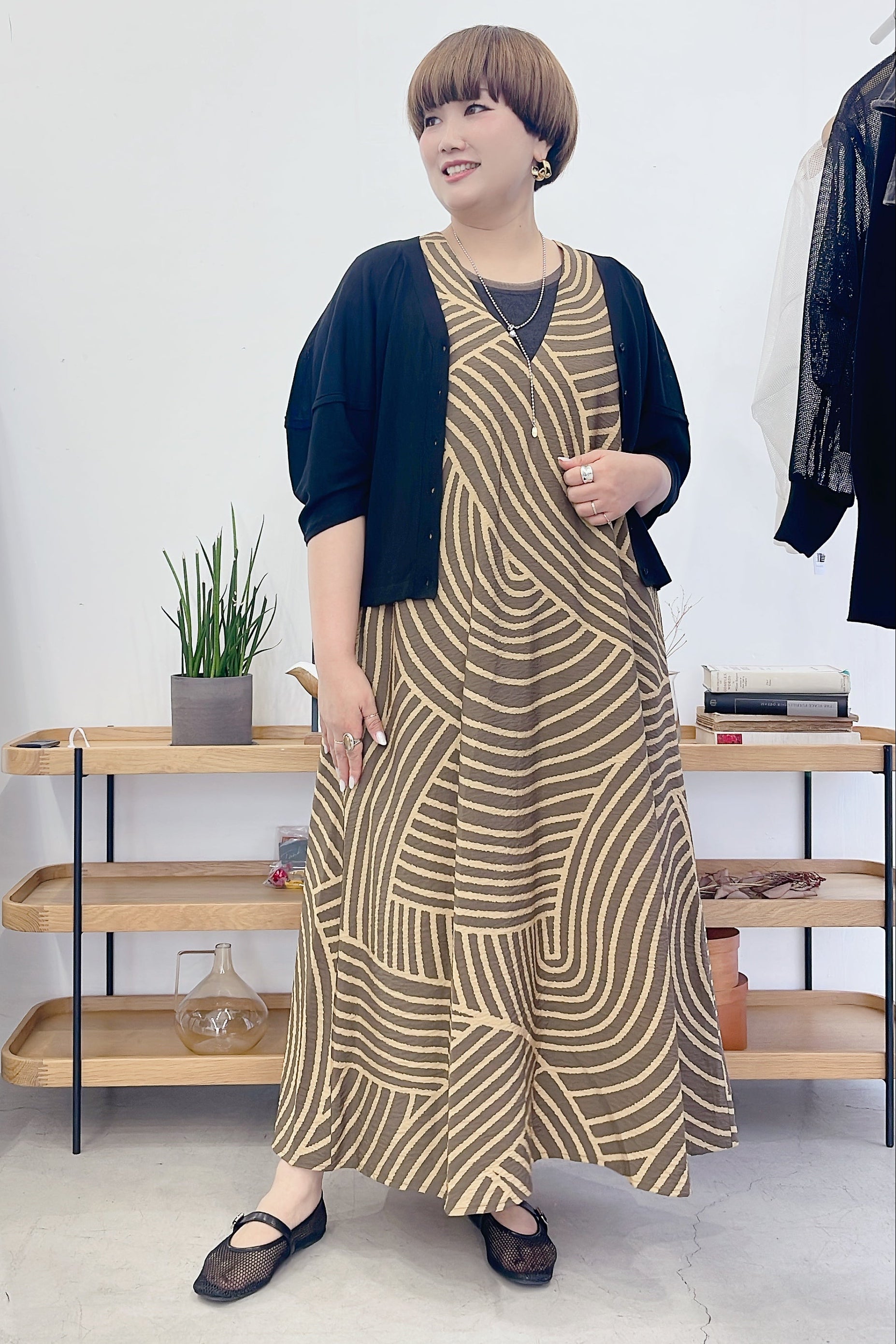 【RILATO】ドライタッチカーディガン/R26278