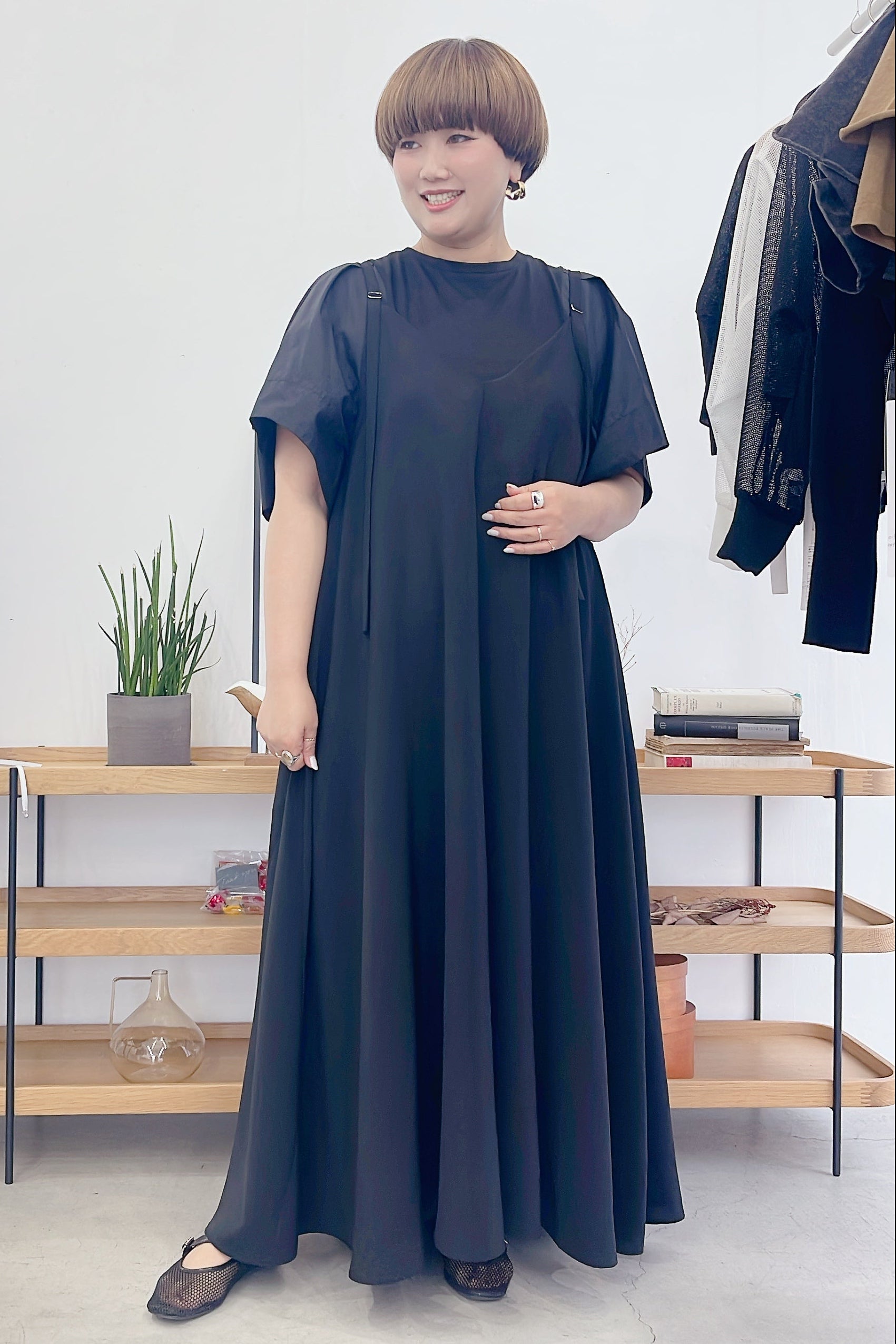 【RILATO】2WAYフレアキャミワンピース/R26249